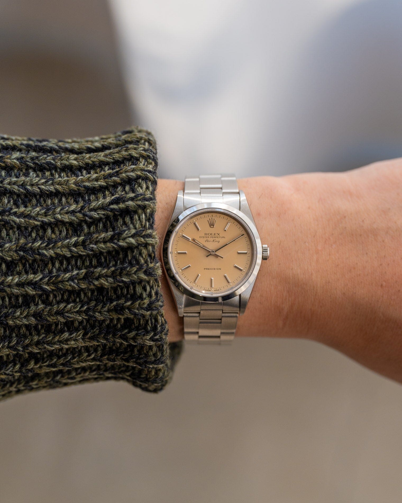 Rolex エアキング 14000 クリームダイアル Watch ROLEX