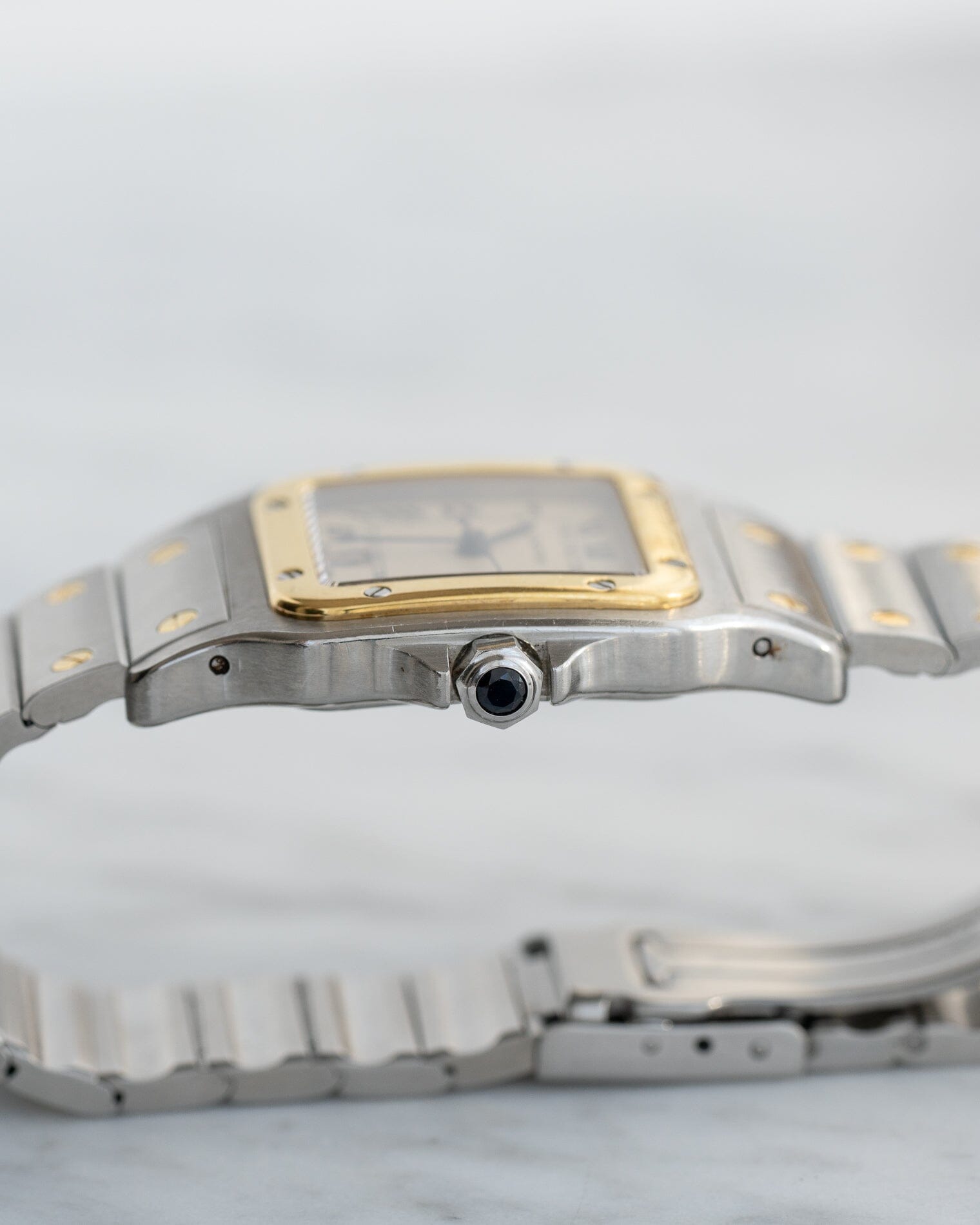 Cartier サントス ガルベ LM アイボリーローマン Watch CARTIER