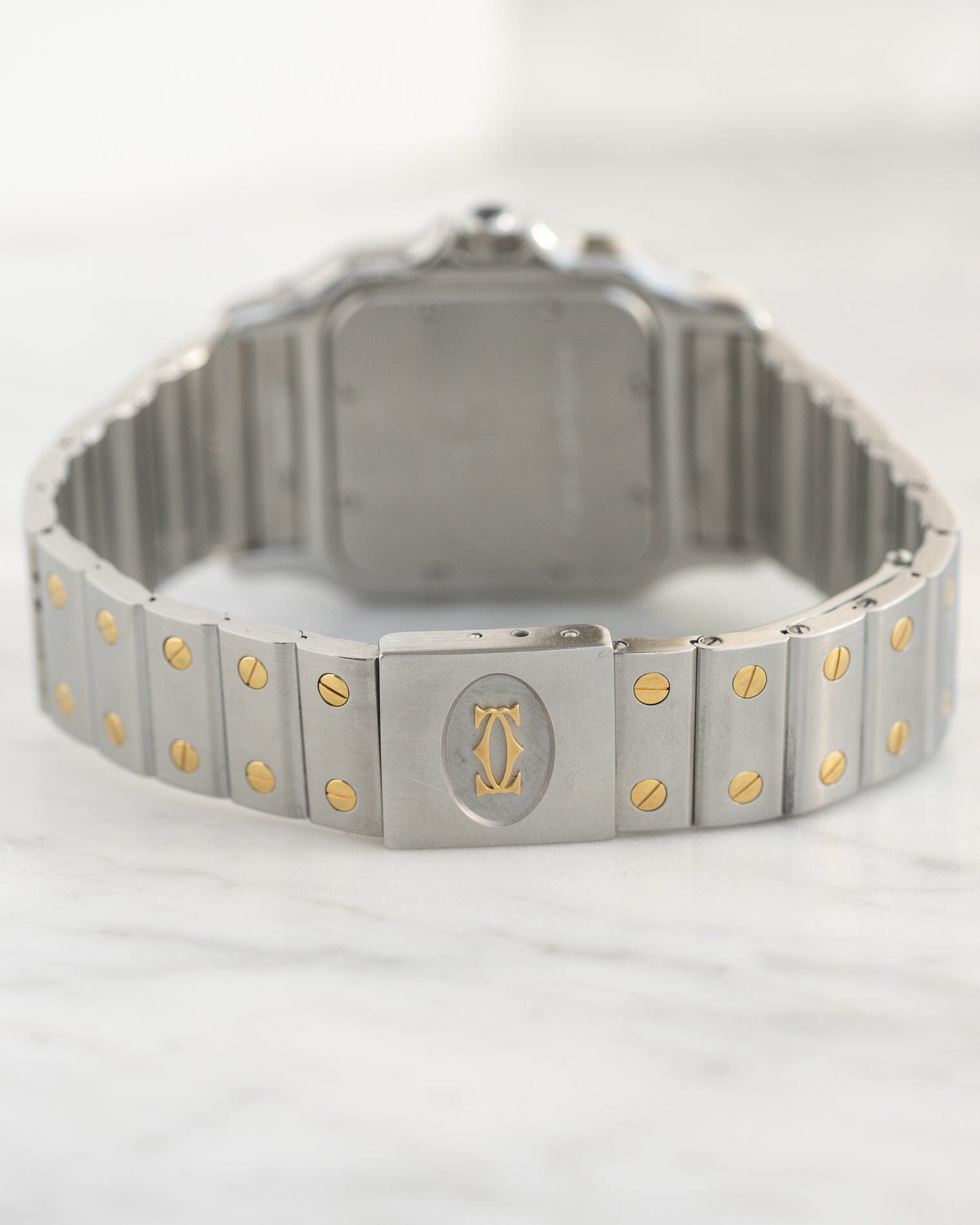 Cartier サントス ガルベ LM アイボリーローマン Watch CARTIER