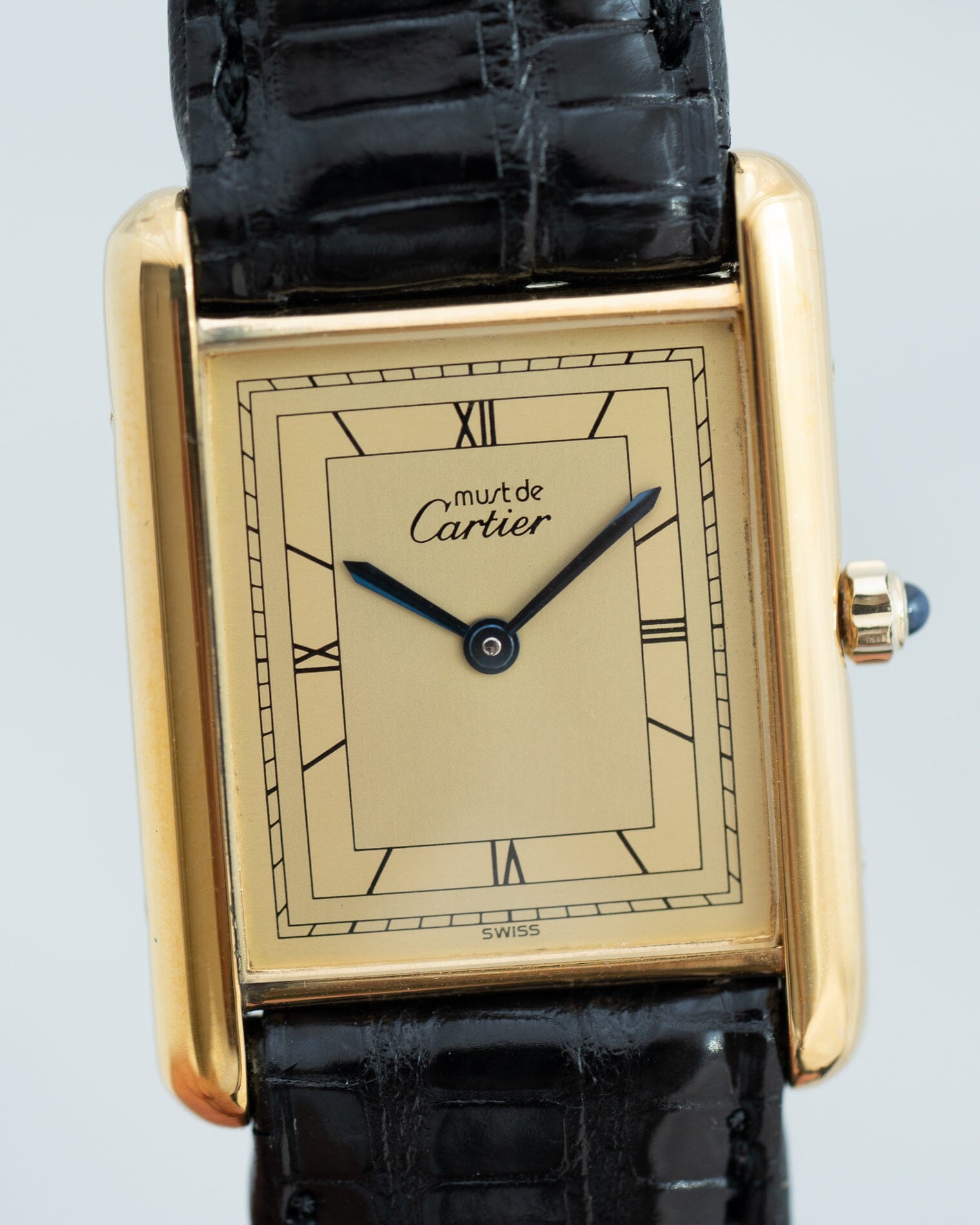 must de Cartier Tank LM Small Roman ARBITRO