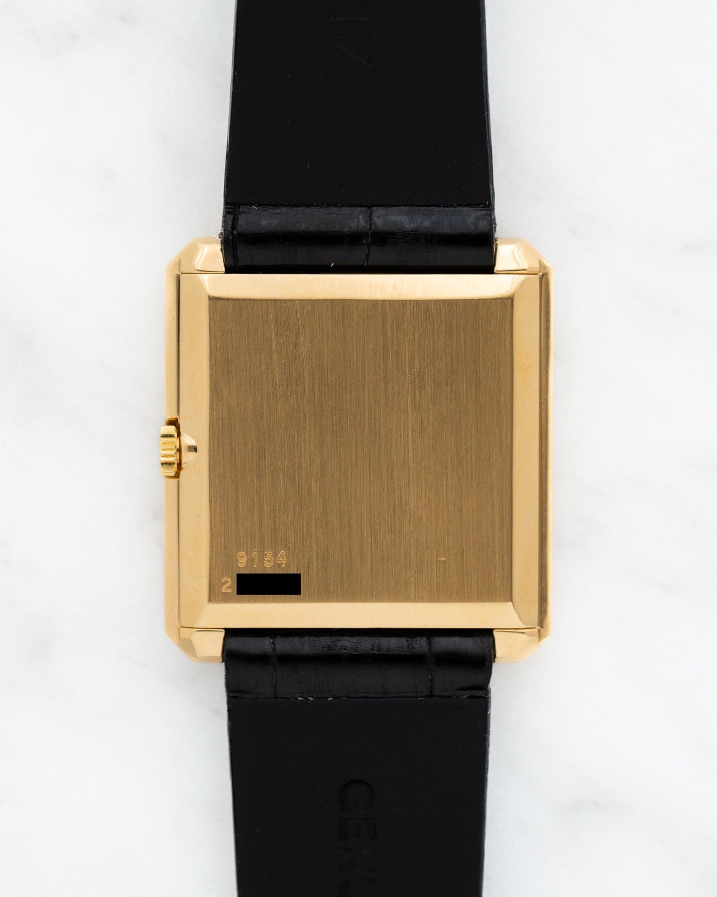 Piaget プロトコール 9154 YG ブルータイガーアイ Watch PIAGET