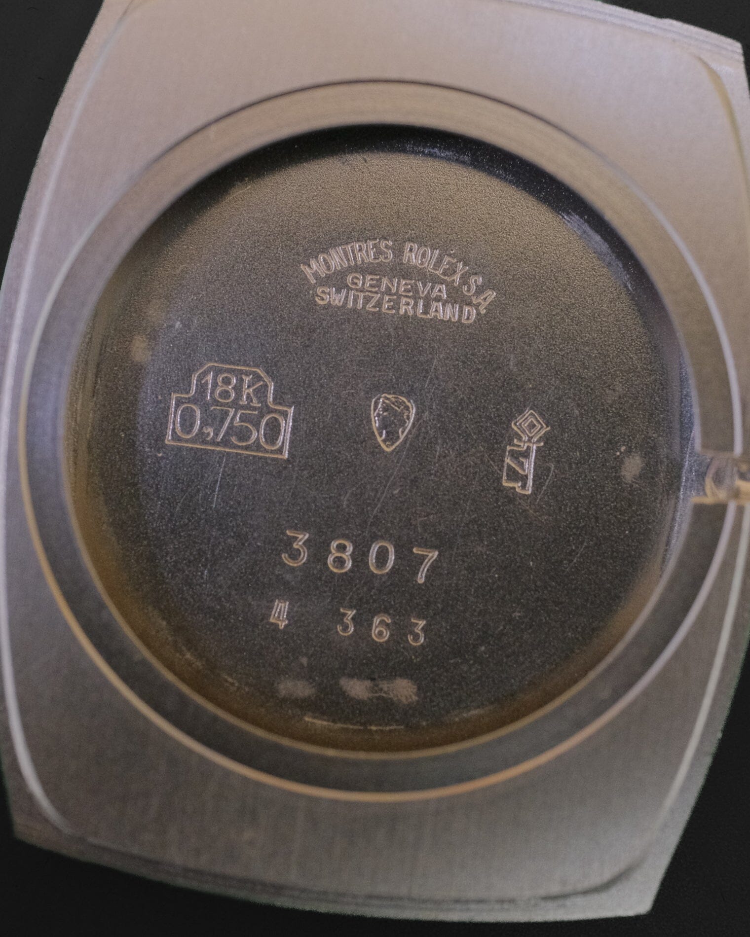 Rolex チェリーニ 3807 WG グレーダイアル Watch ROLEX