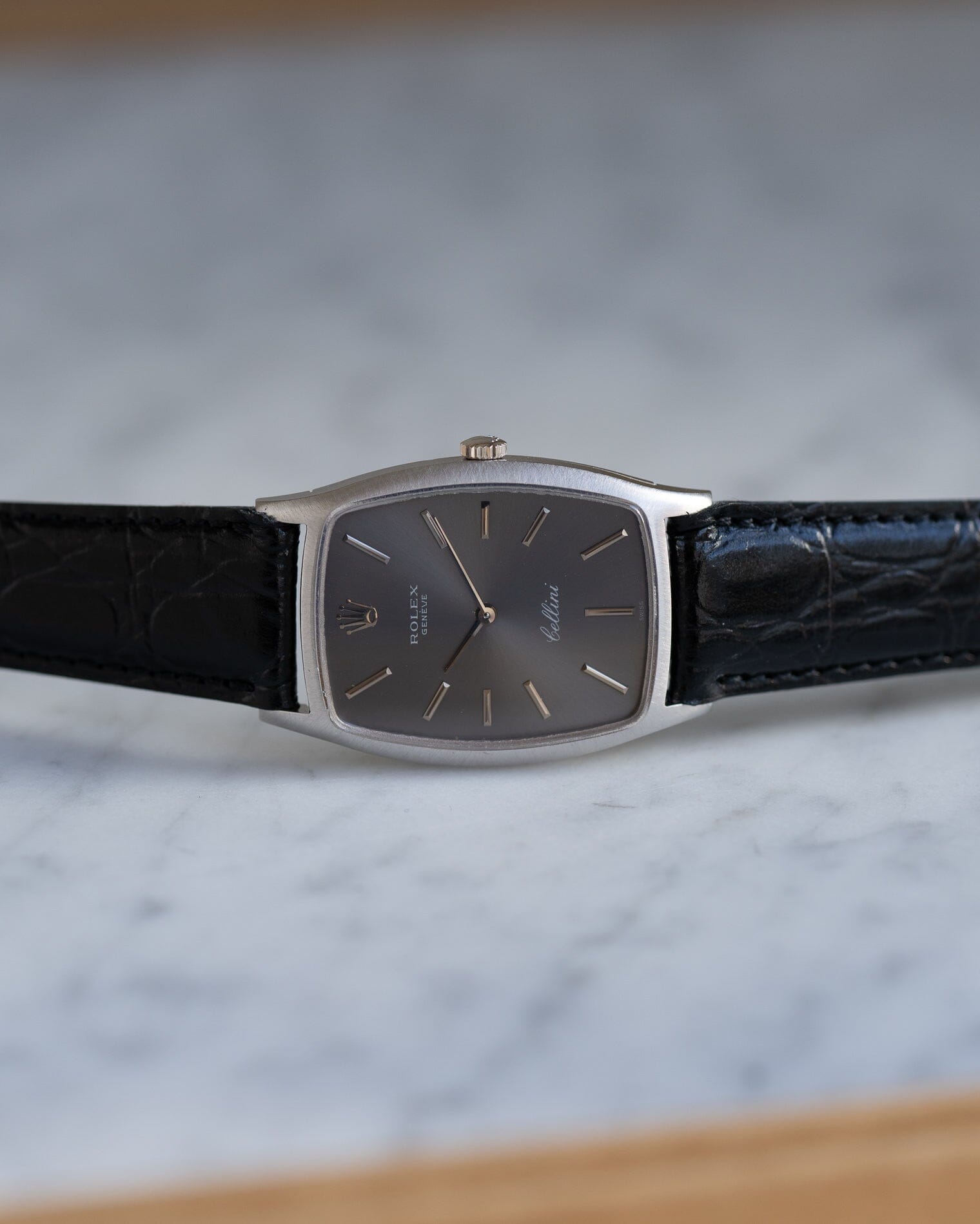 Rolex チェリーニ 3807 WG グレーダイアル Watch ROLEX