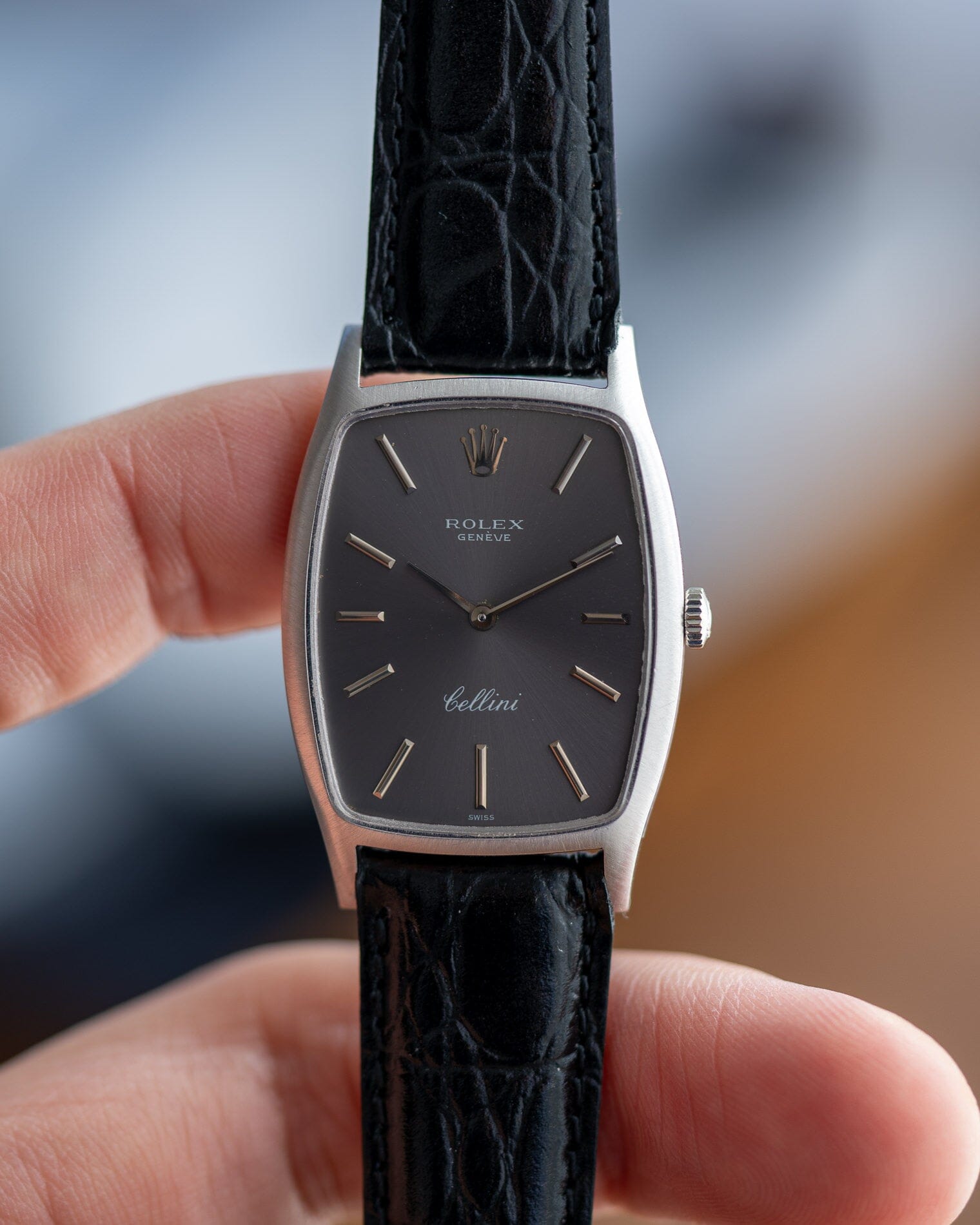 Rolex チェリーニ 3807 WG グレーダイアル Watch ROLEX