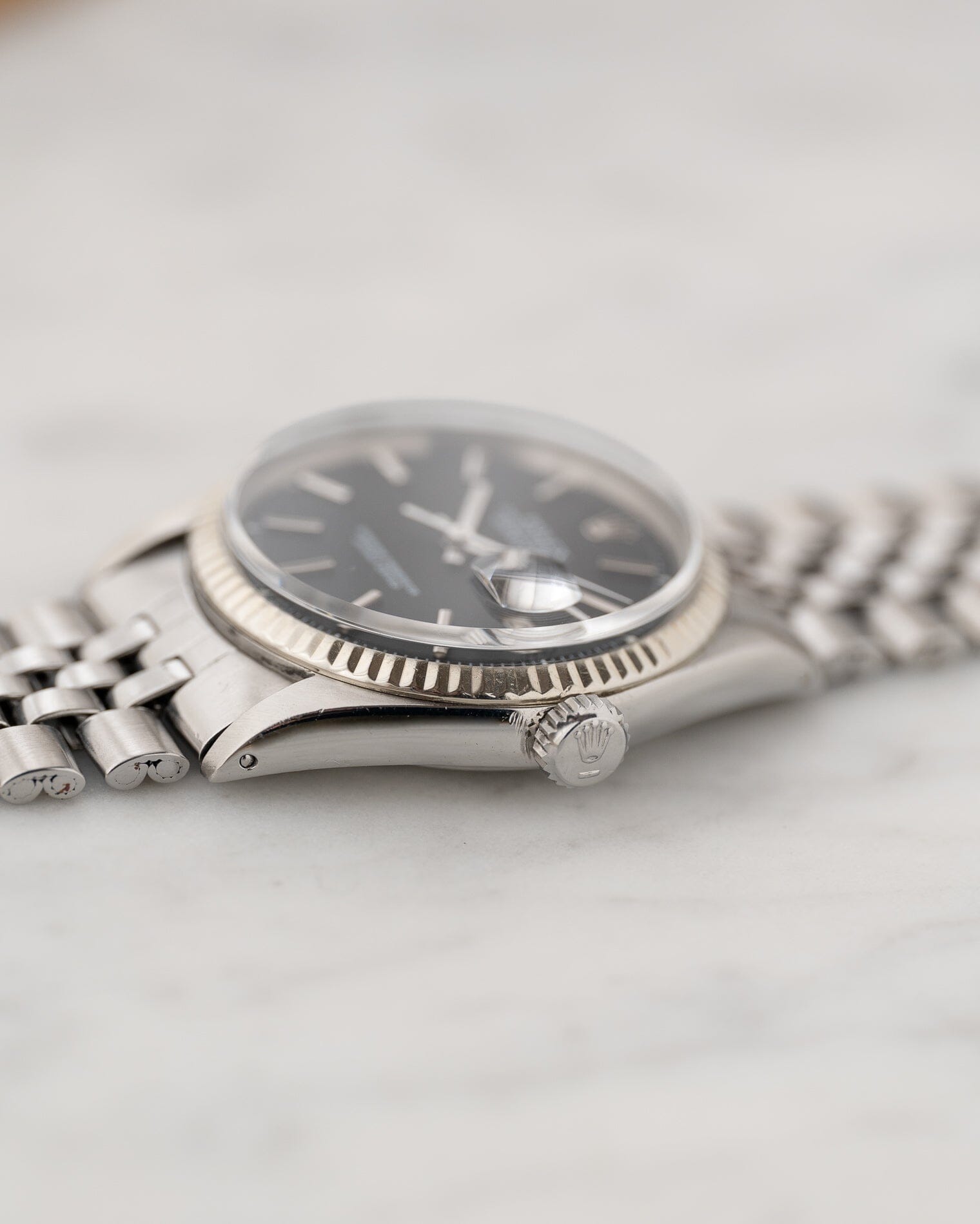 Rolex デイトジャスト 1601 マットブラック Watch ROLEX