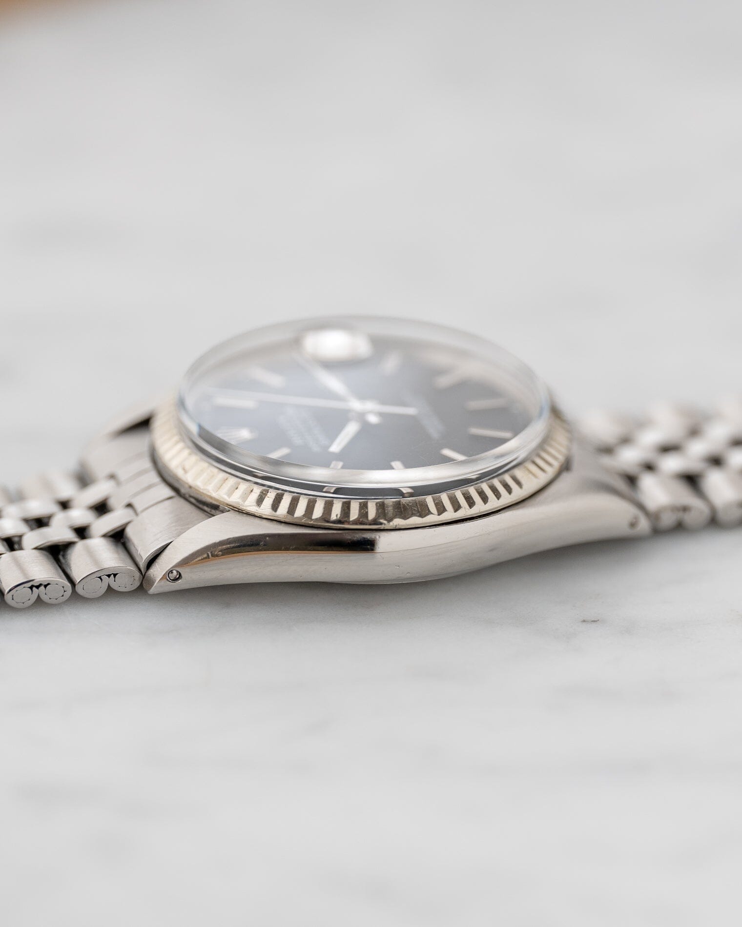 Rolex デイトジャスト 1601 マットブラック Watch ROLEX