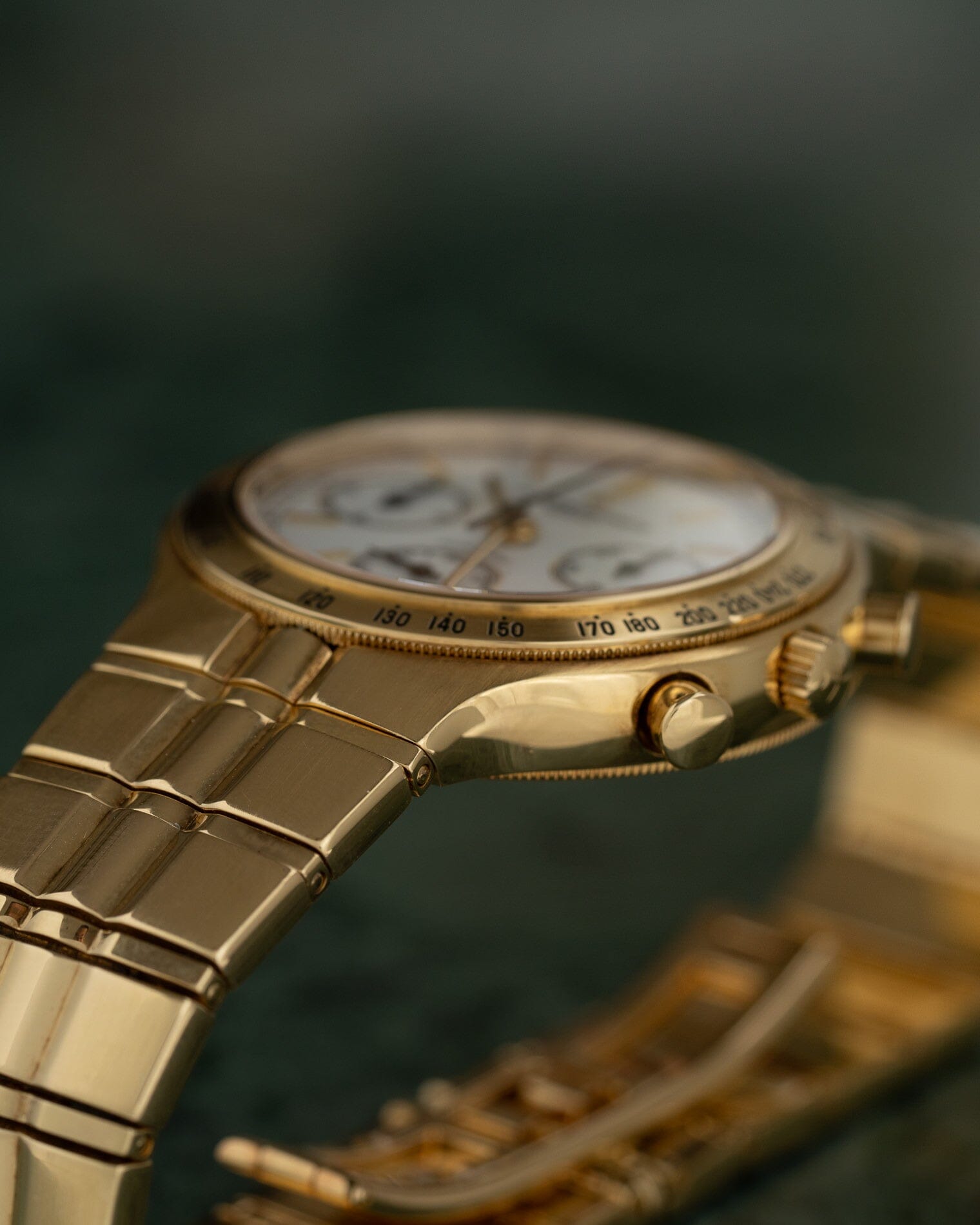 Vacheron Constantin フィディアス 49002 YG クロノグラフ ホワイトエナメルダイアル Watch VACHERON CONSTANTIN