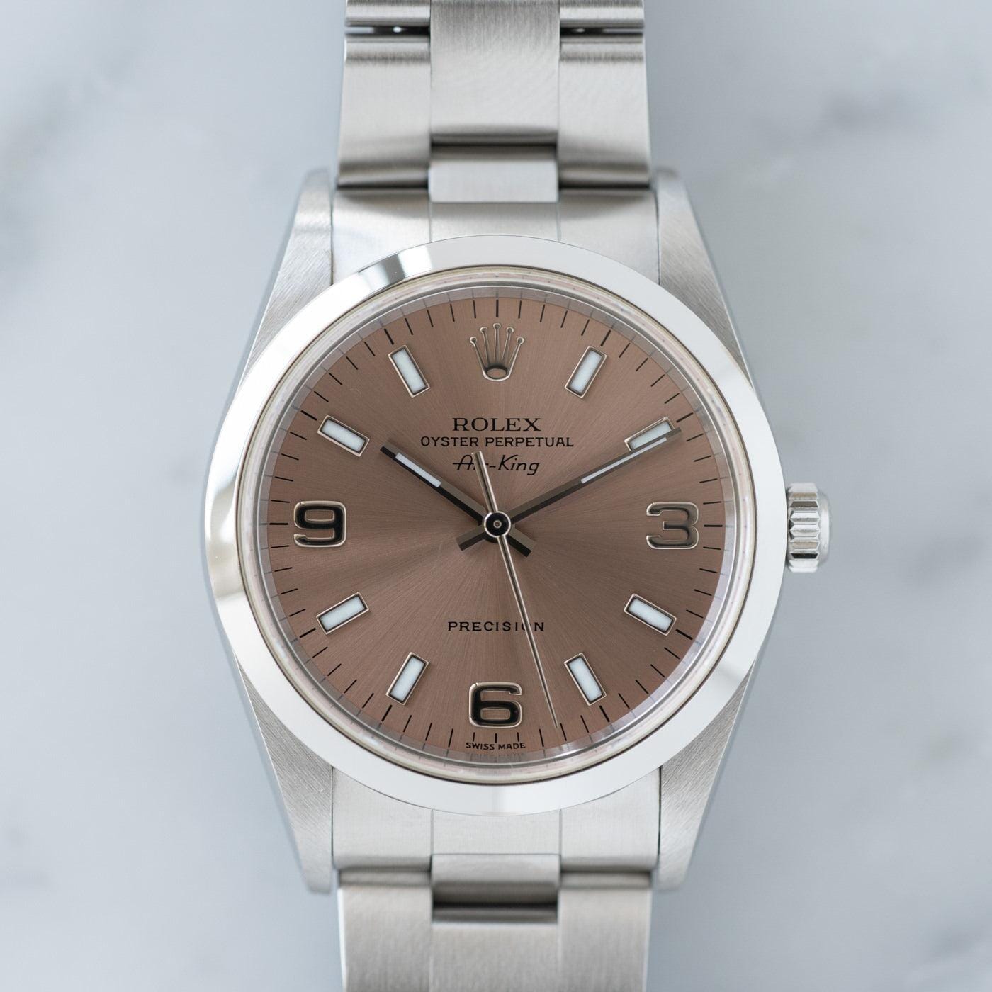 ROLEX Air-King 14000M Salmon Dial - Arbitro