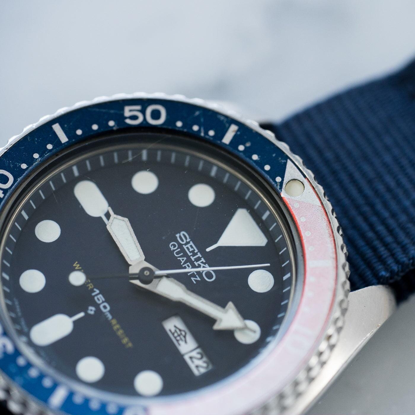 SEIKO 150m Diver 7548-700B Ghost Pepsi Bezel - Arbitro