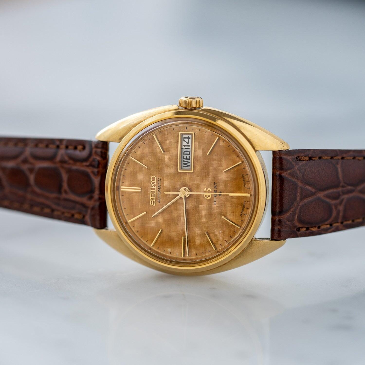 GRAND SEIKO Hi-BEAT 5646-7005 YG Patina Dial - Arbitro