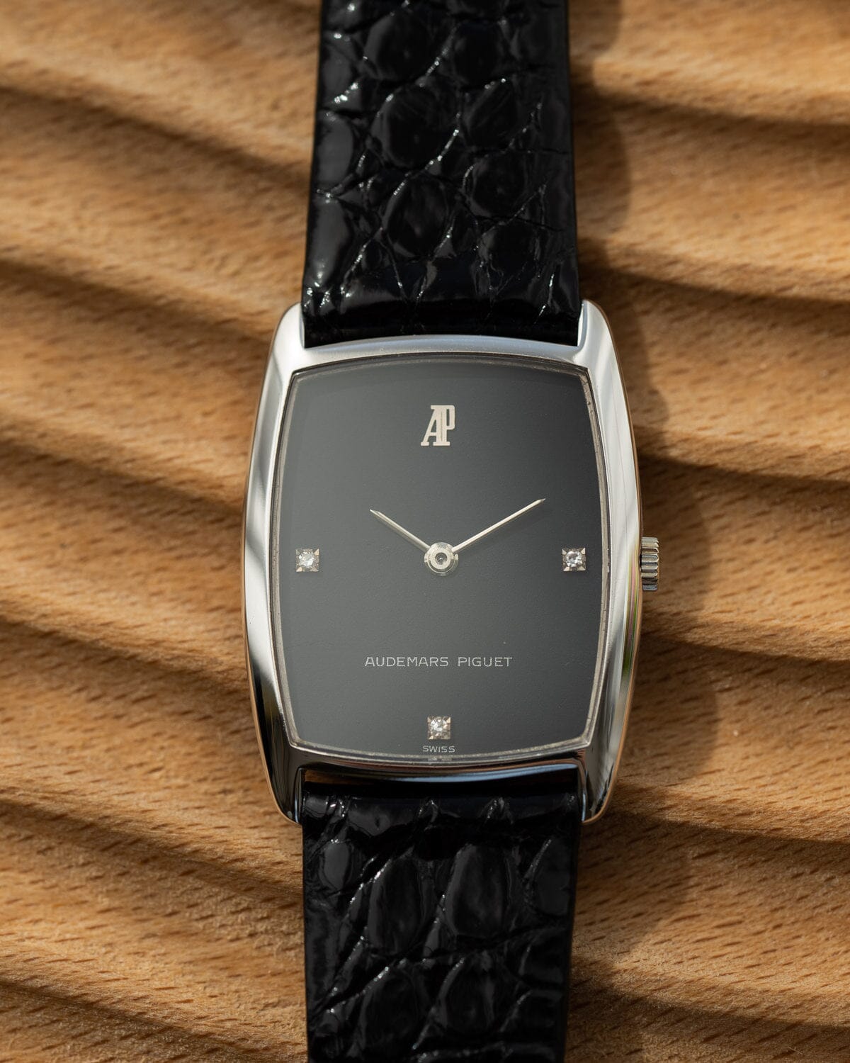 オーデマ ピゲ トノー WG ブラックダイヤモンドダイアル Watch AUDEMARS PIGUET