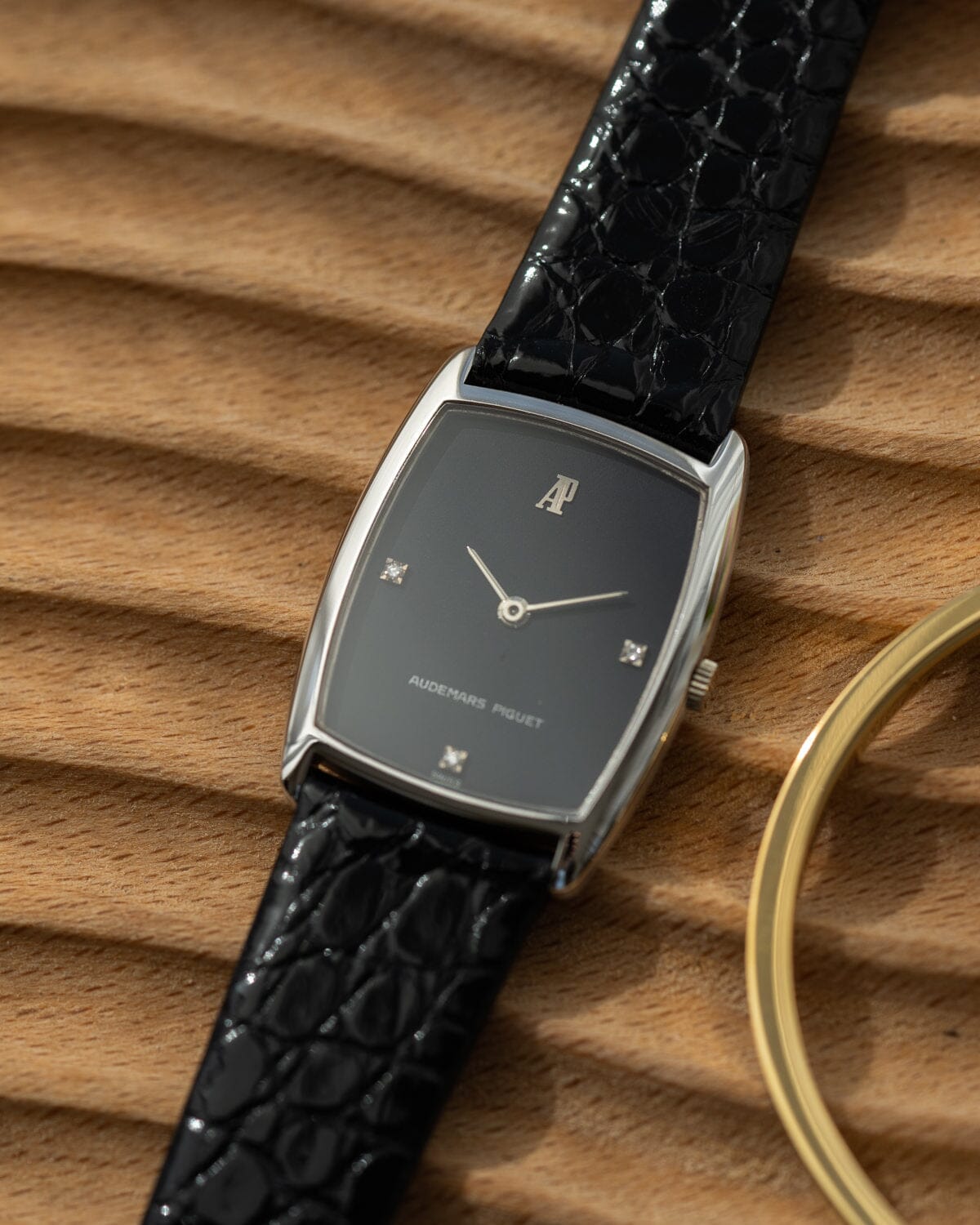 オーデマ ピゲ トノー WG ブラックダイヤモンドダイアル Watch AUDEMARS PIGUET