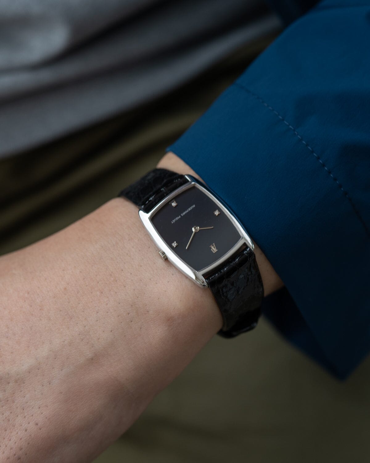 オーデマ ピゲ トノー WG ブラックダイヤモンドダイアル Watch AUDEMARS PIGUET