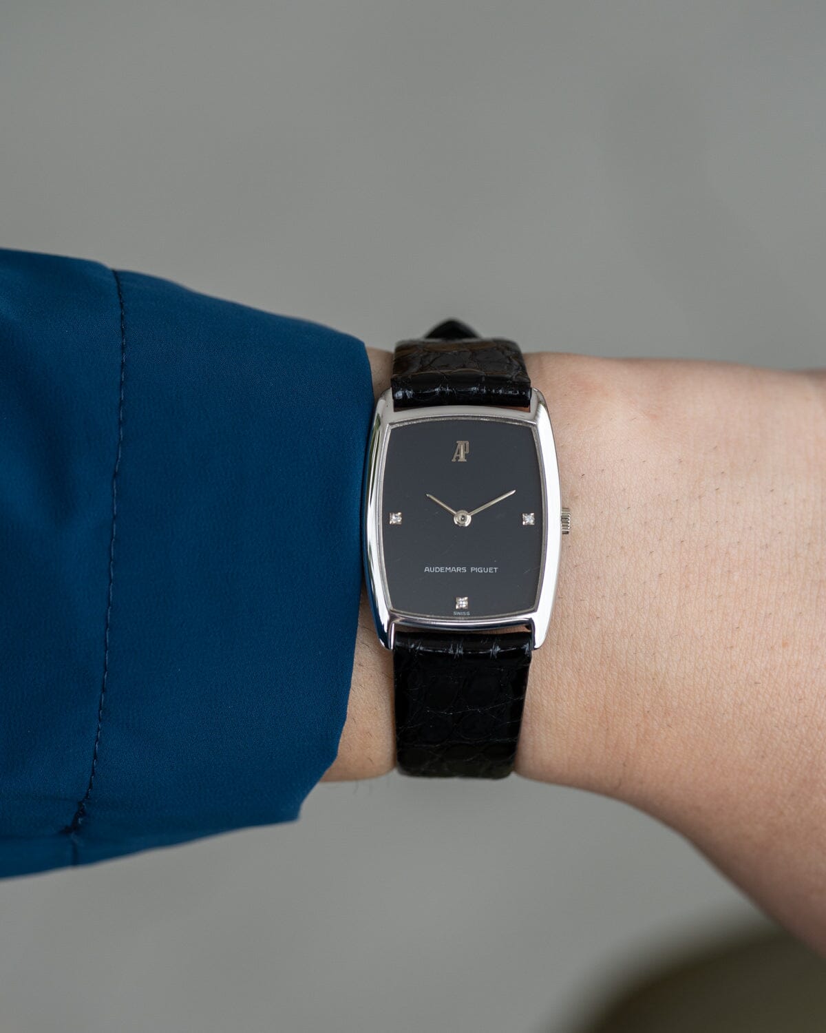 オーデマ ピゲ トノー WG ブラックダイヤモンドダイアル Watch AUDEMARS PIGUET