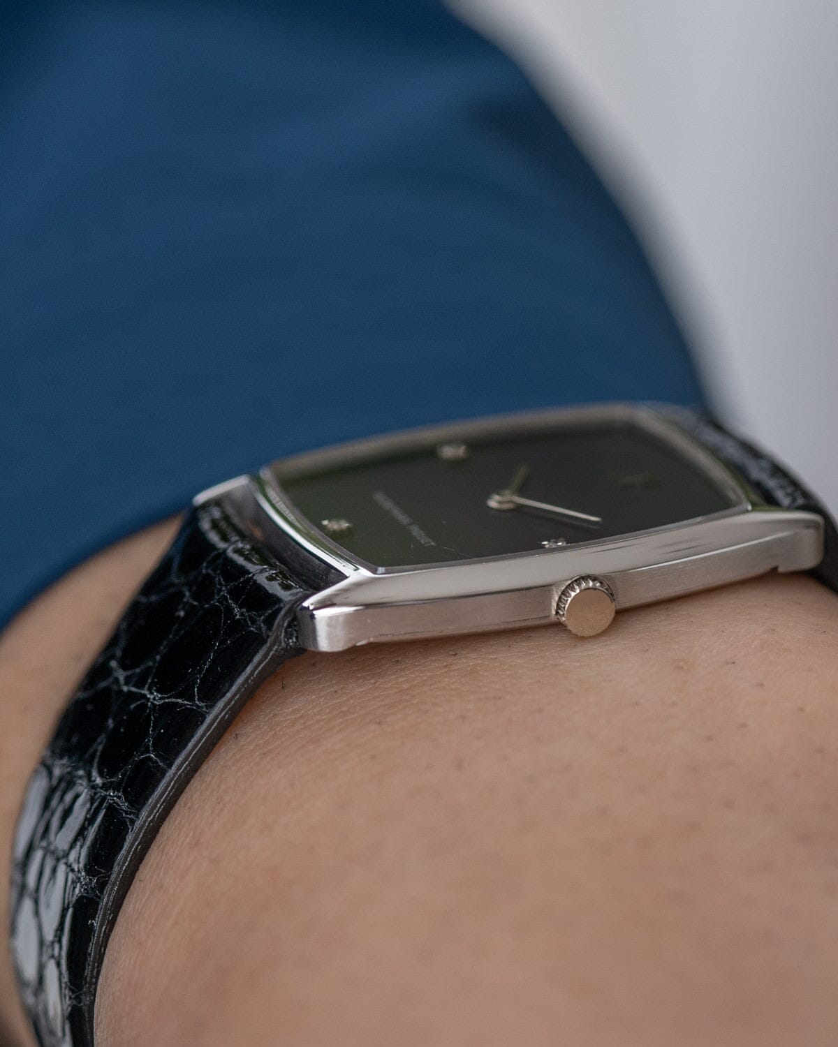 オーデマ ピゲ トノー WG ブラックダイヤモンドダイアル Watch AUDEMARS PIGUET