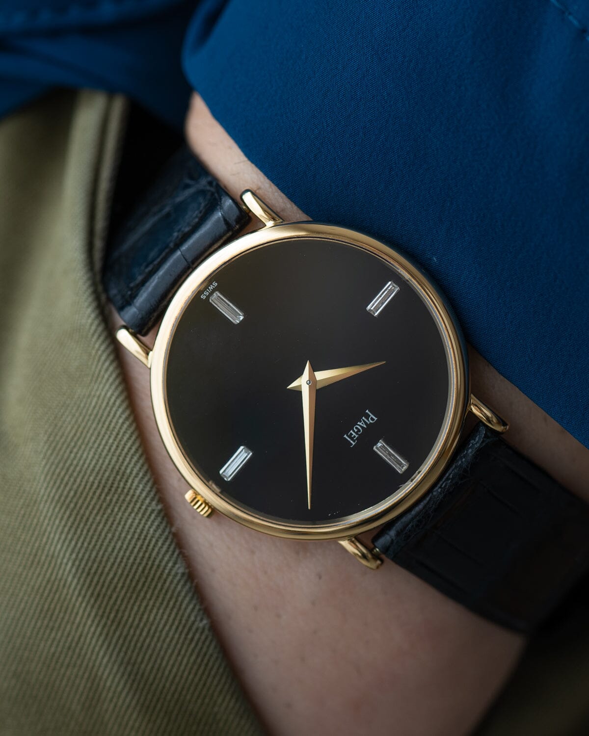 ピアジェ アルティプラノ 9025 YG オニキスダイアル Watch PIAGET