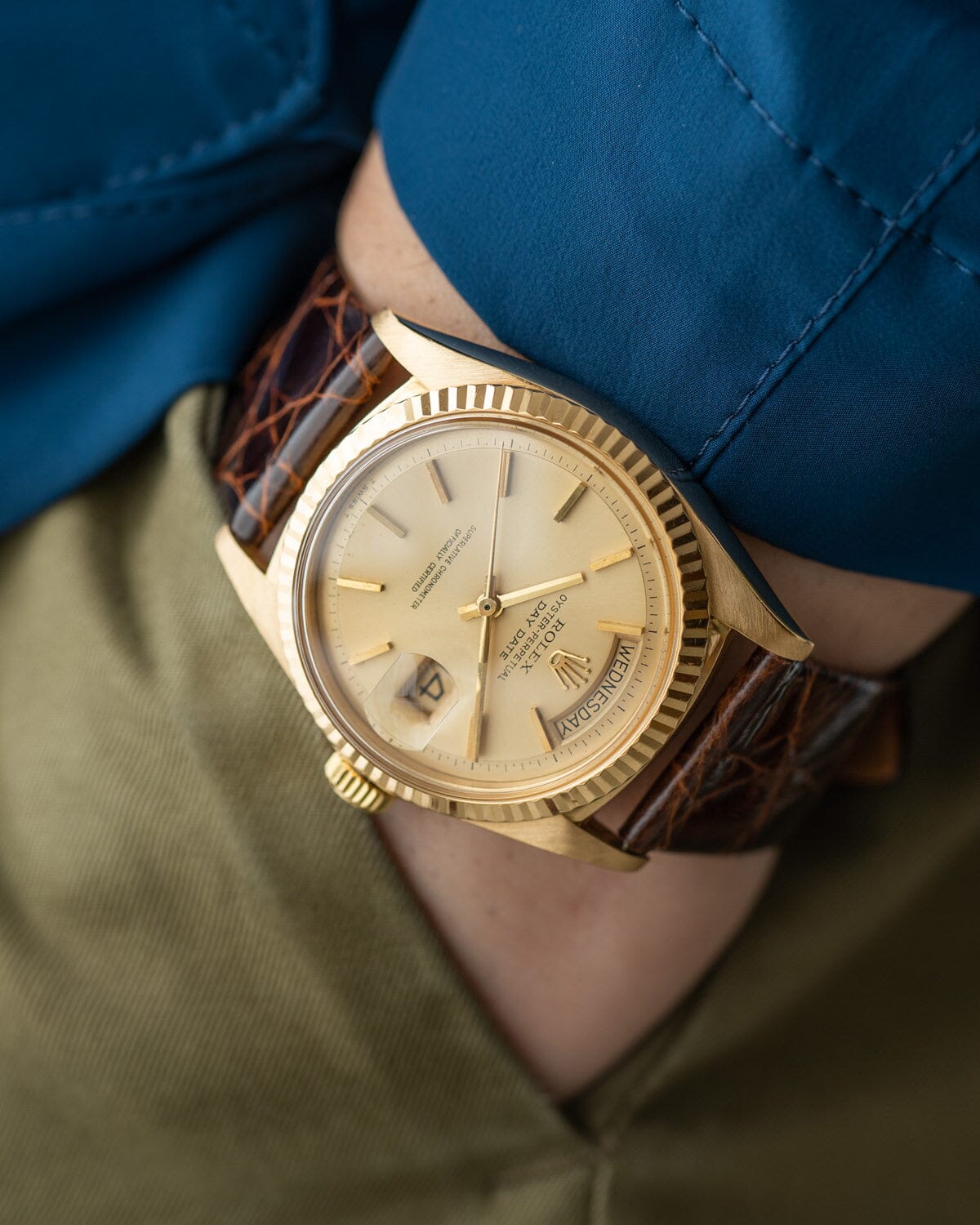 ロレックス デイデイト 1803 YG シャンパンダイアル Watch ROLEX