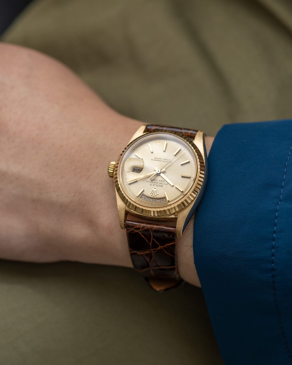 ロレックス デイデイト 1803 YG シャンパンダイアル Watch ROLEX