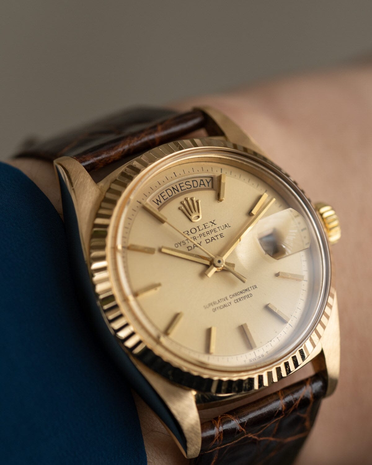 ロレックス デイデイト 1803 YG シャンパンダイアル Watch ROLEX