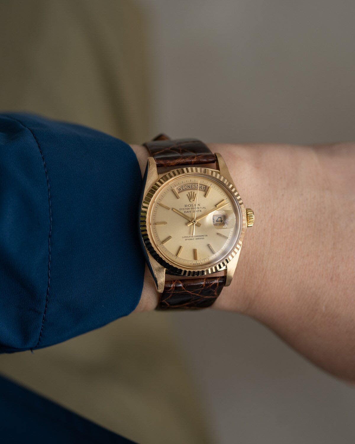 ロレックス デイデイト 1803 YG シャンパンダイアル Watch ROLEX