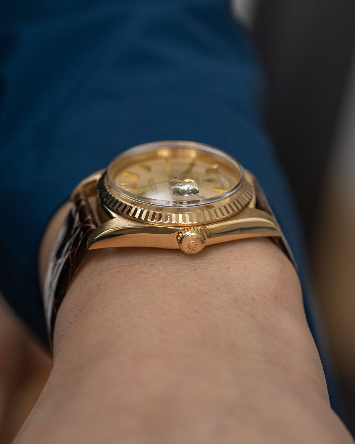 ロレックス デイデイト 1803 YG シャンパンダイアル Watch ROLEX