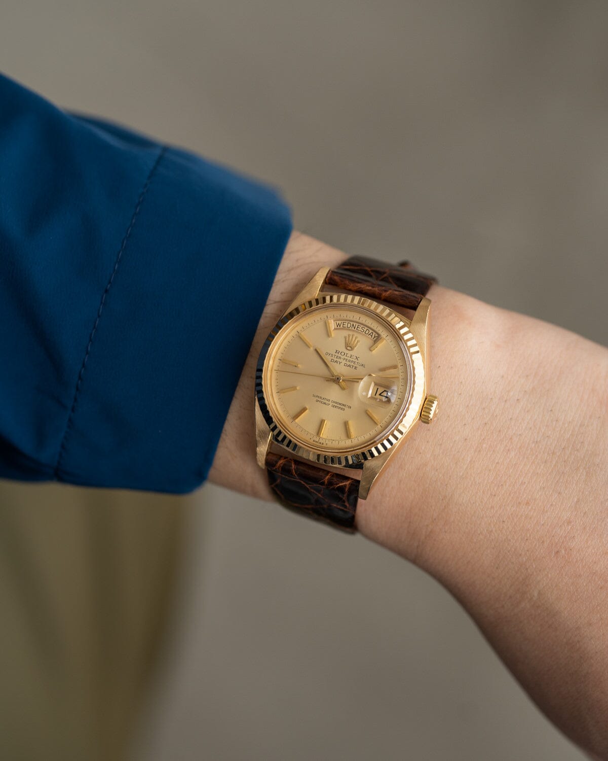 ロレックス デイデイト 1803 YG シャンパンダイアル Watch ROLEX