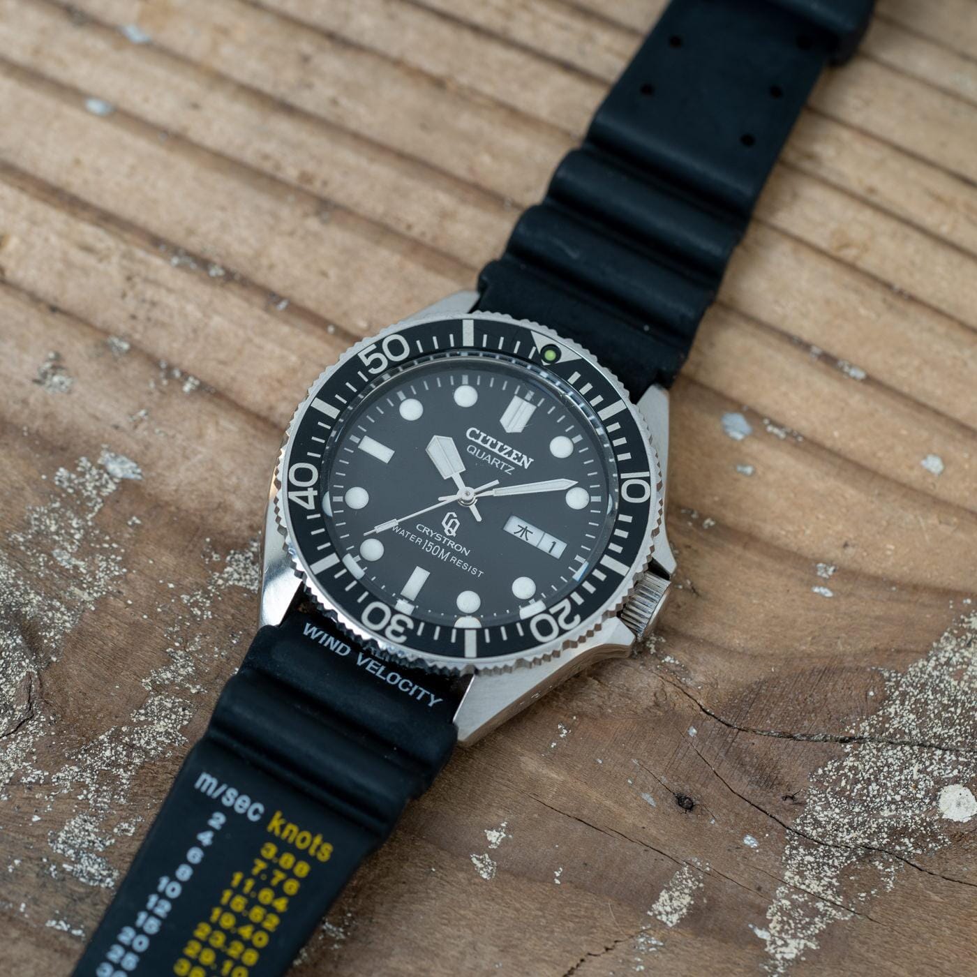 CITIZEN Crystron 150m Diver QZ 1980s - Arbitro