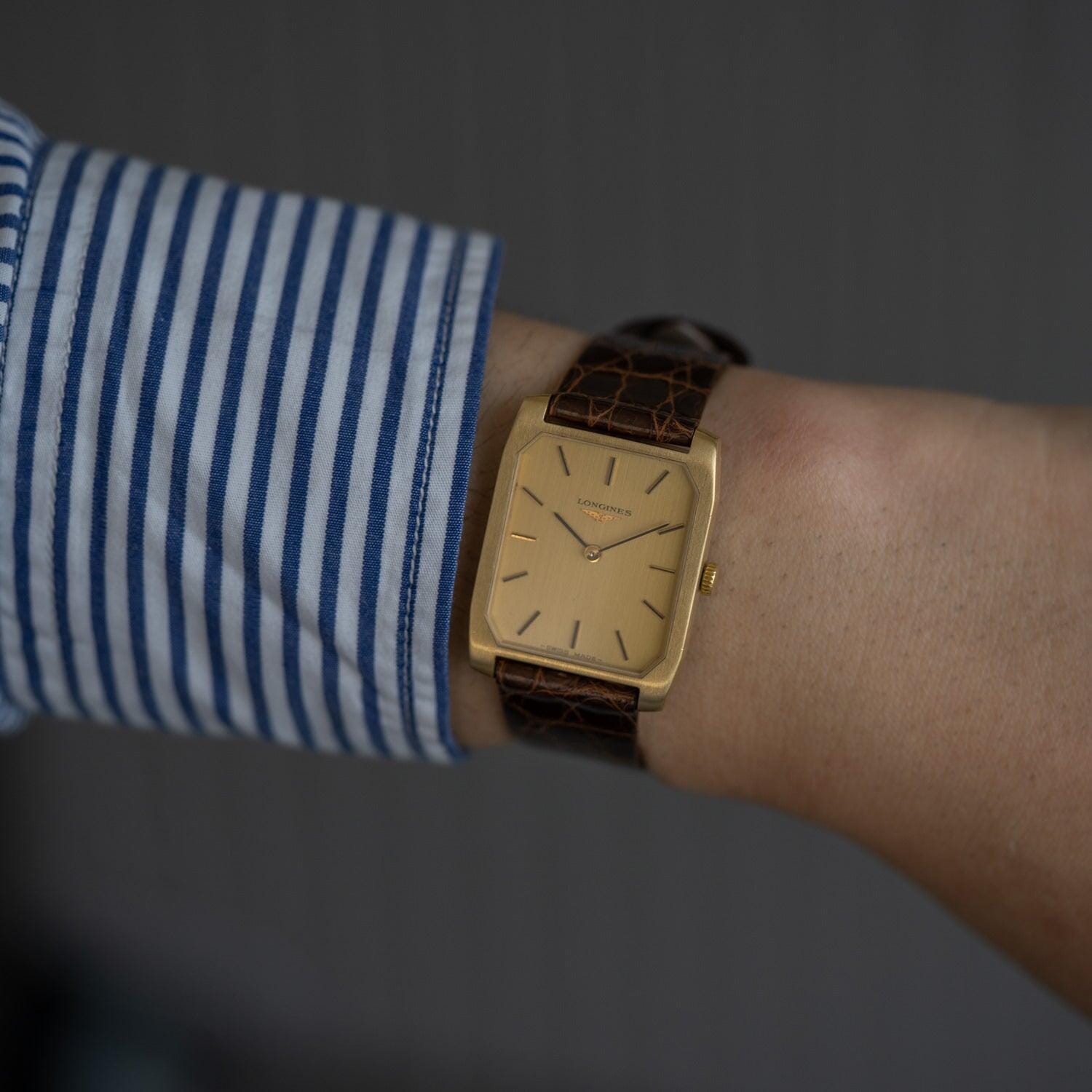 LONGINES Rectangle 4051 YG - Arbitro