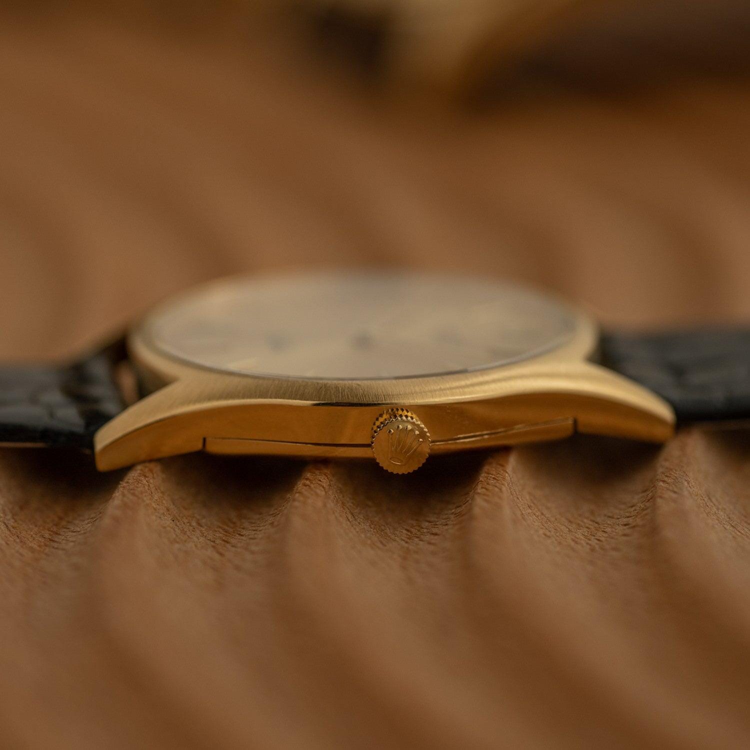 ROLEX Cellini 3804 YG Champagne Dial - Arbitro
