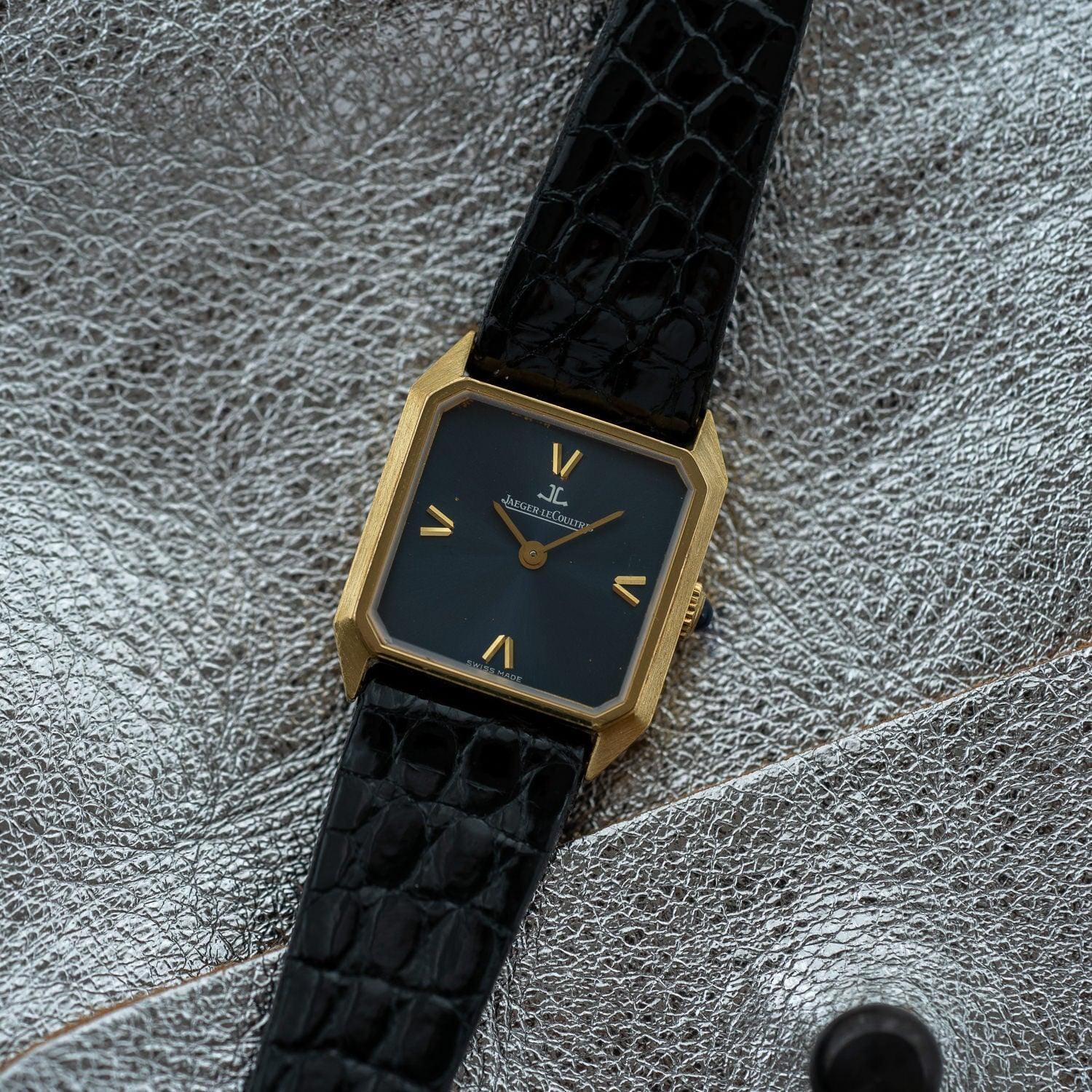 ジャガールクルト スクエア レディース YG 手巻き