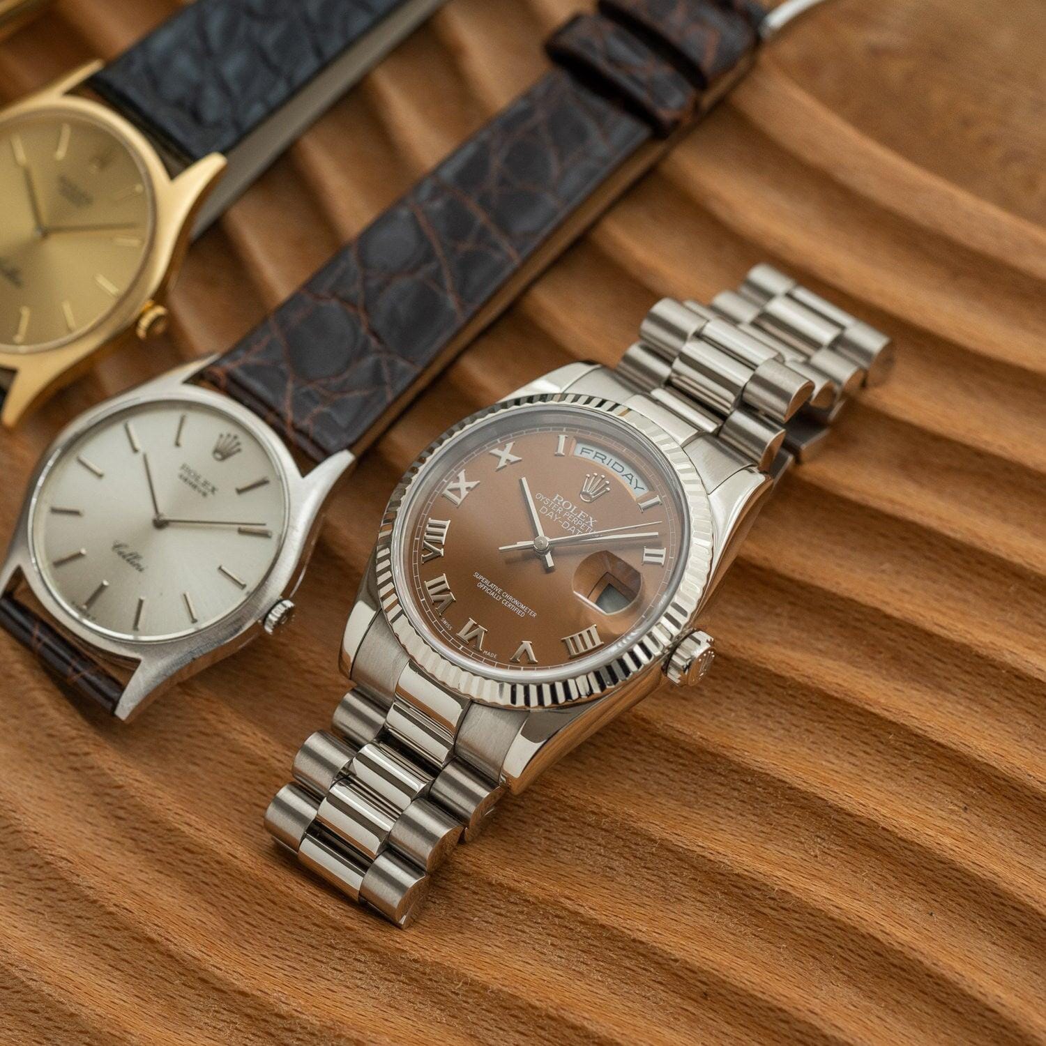 ROLEX Day-Date 118239 WG Havana Dial - Arbitro