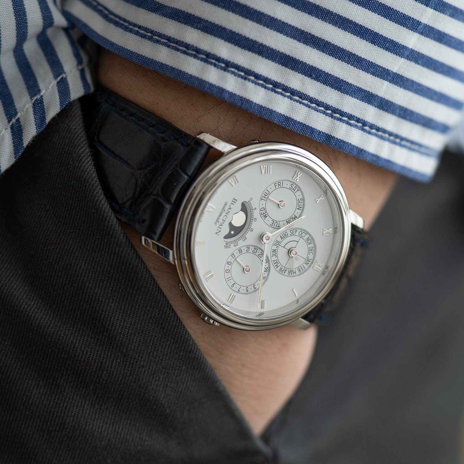 BLANCPAIN Villeret 5495 Perpetual Calendar Pt - Arbitro