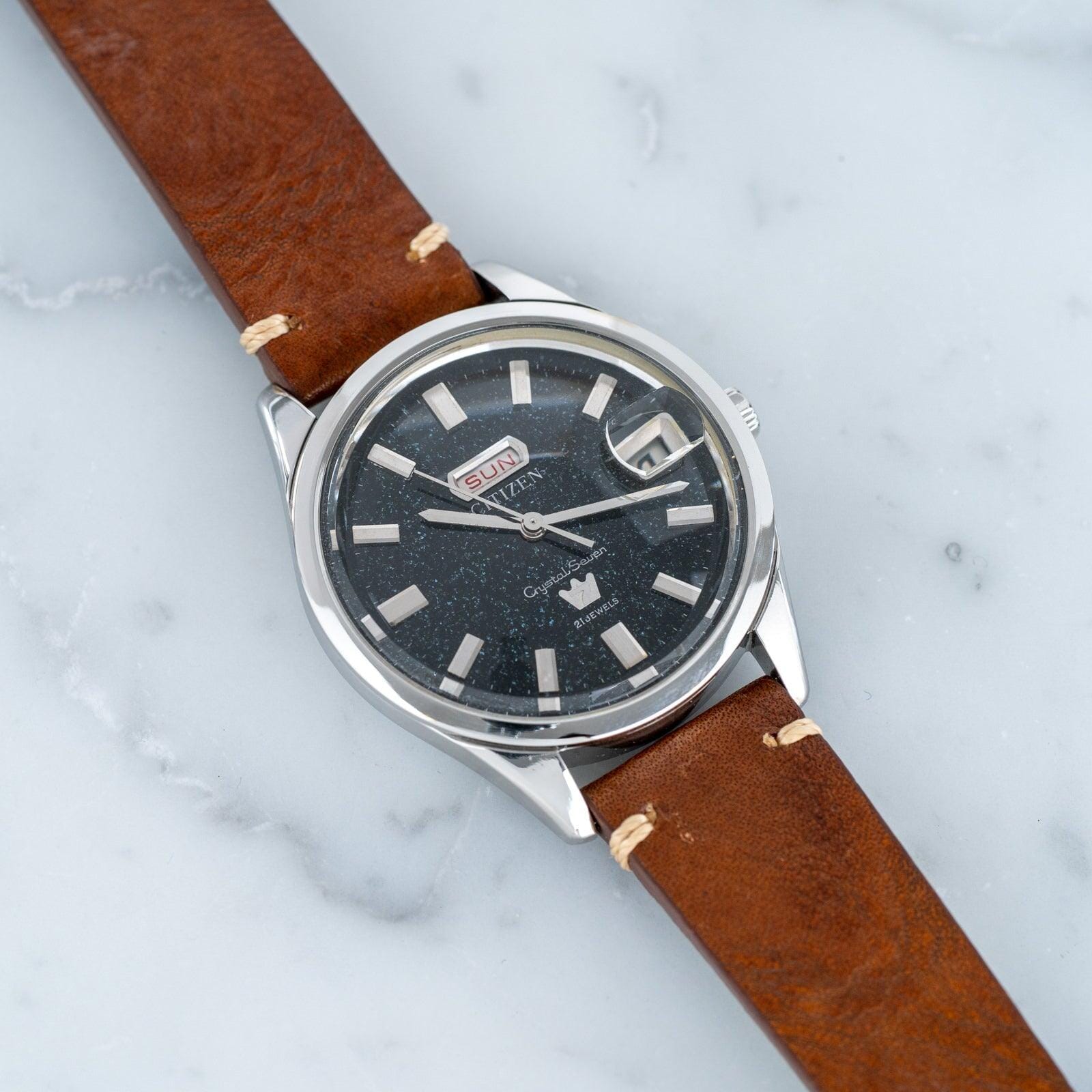 CITIZEN Crystal Seven Star Dust Dial 1960s - Arbitro