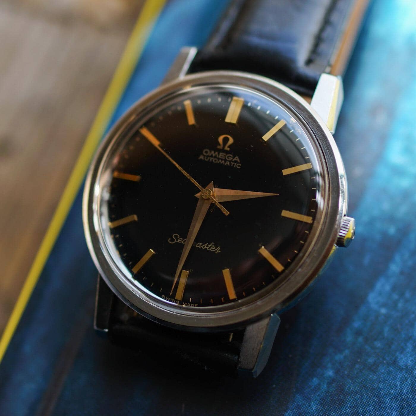 OMEGA Seamaster 165.003 Black Gilt Dial 1960s - Arbitro