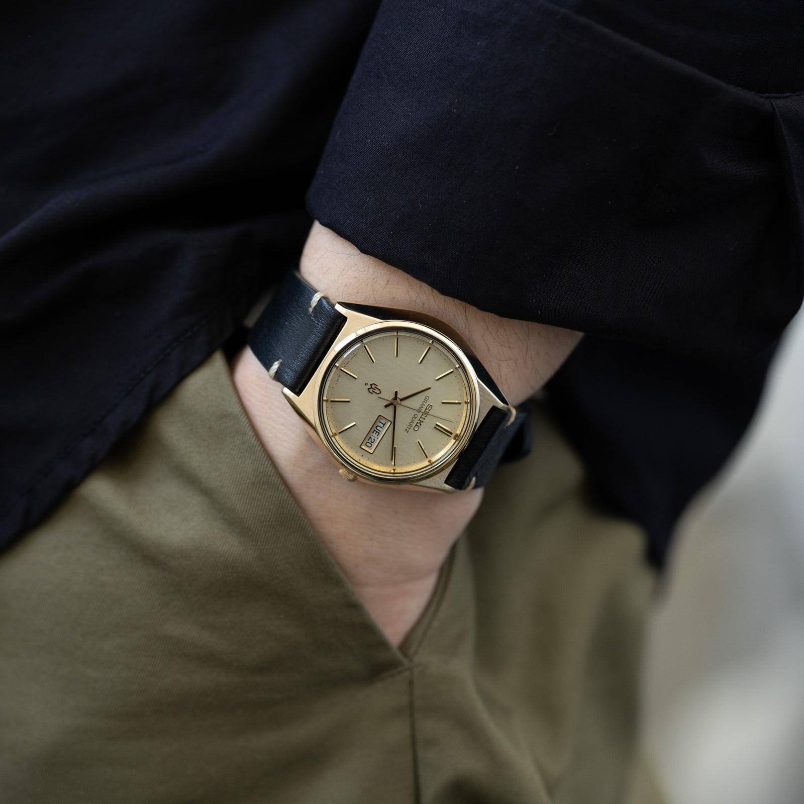 SEIKO GRAND QUARTZ 4843-8040 CAP GOLD - Arbitro