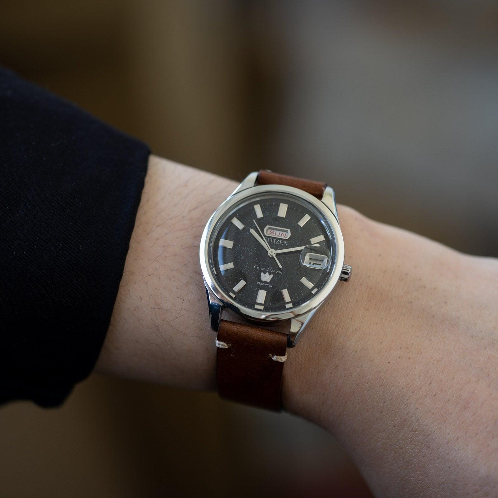 CITIZEN Crystal Seven Star Dust Dial 1960s - Arbitro