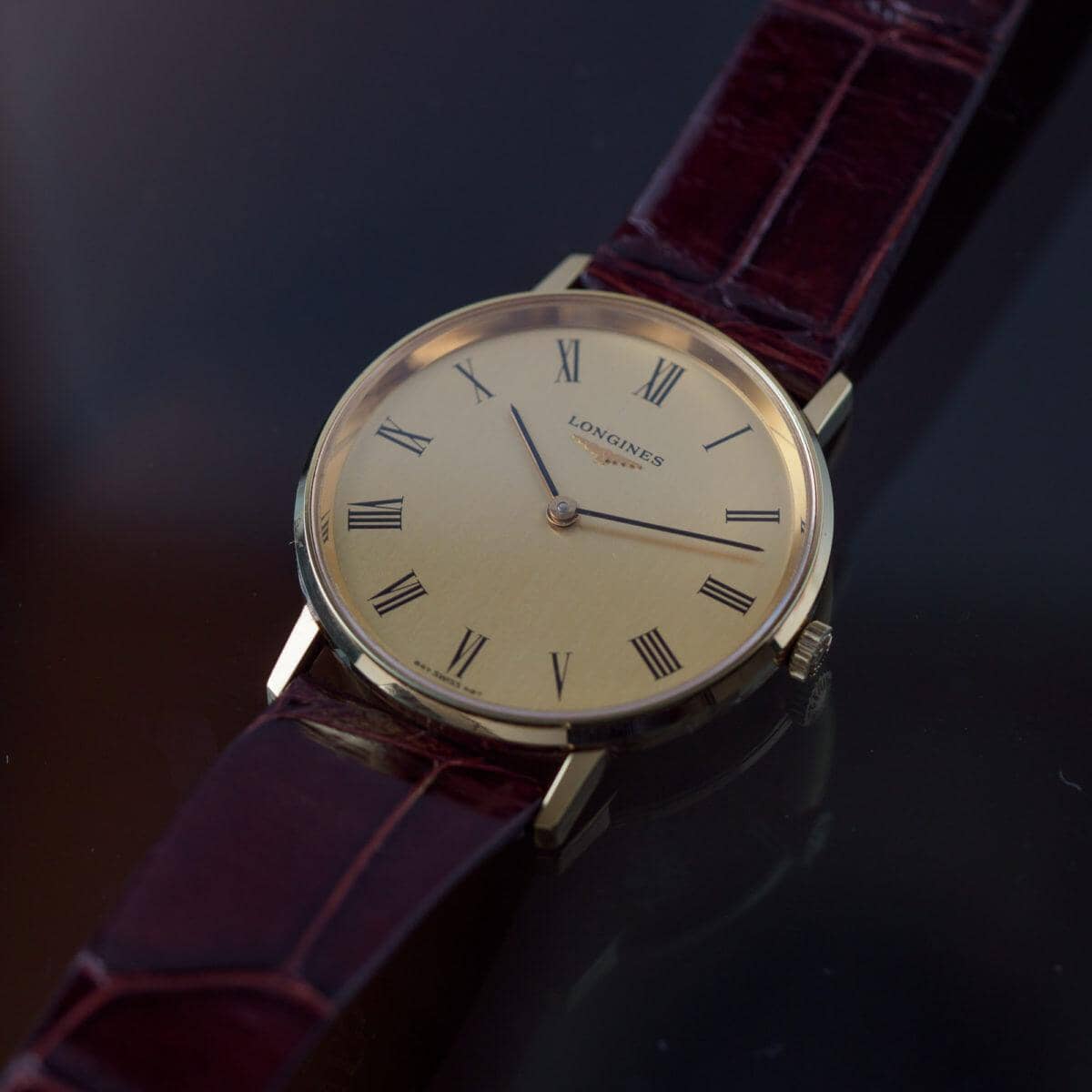 LONGINES Flagship Ivory Roman Dial 1970s - Arbitro