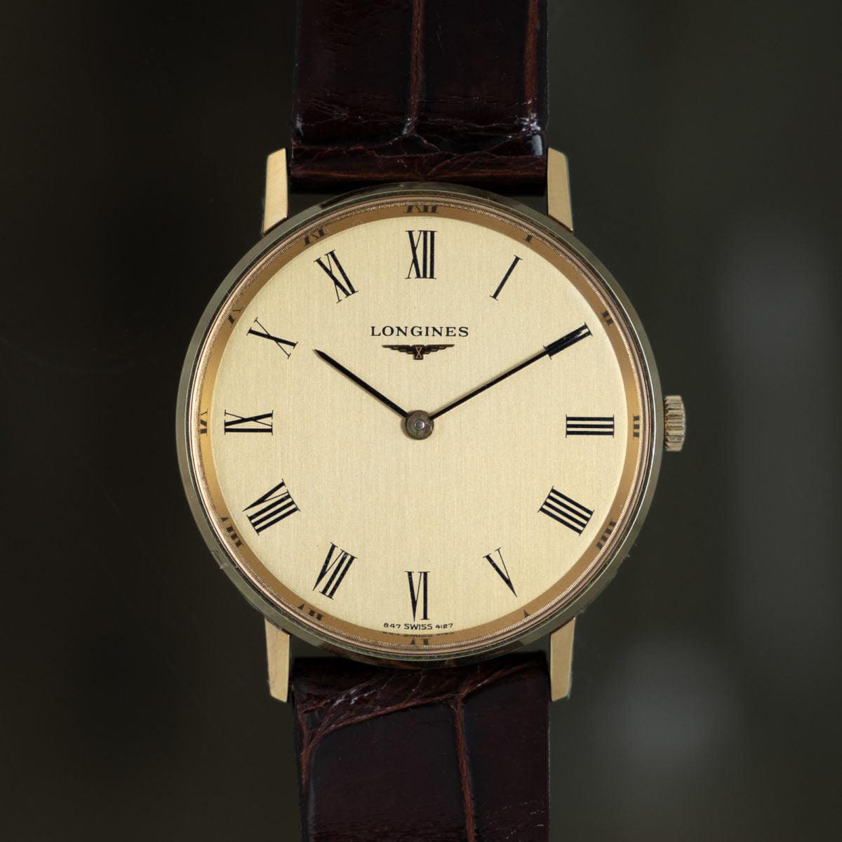 LONGINES Flagship Ivory Roman Dial 1970s - Arbitro