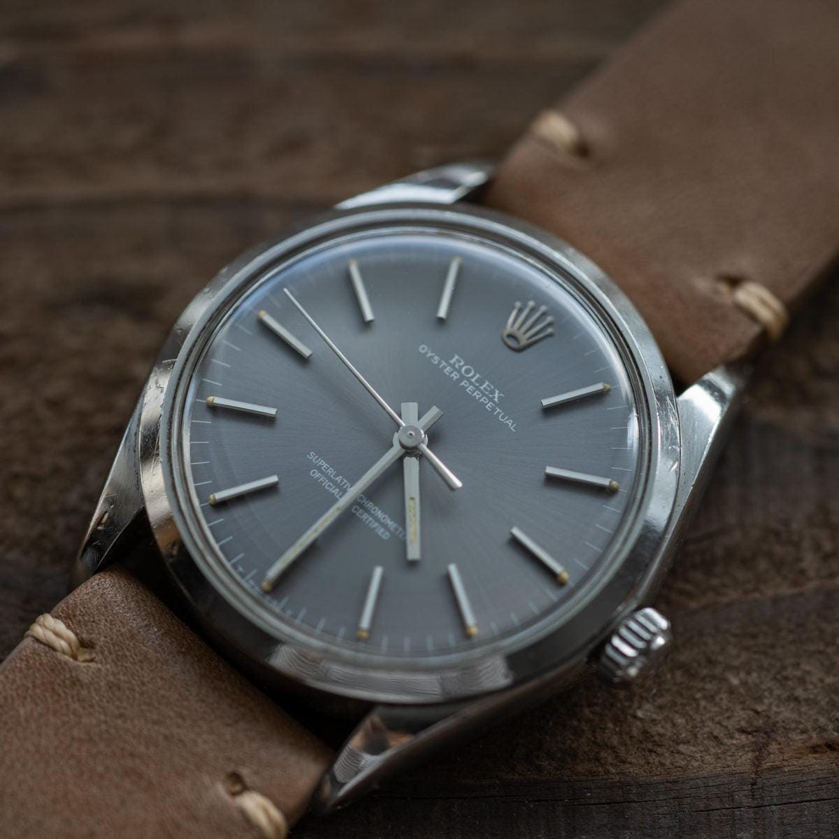 ROLEX Oyster Perpetual 1002 Grey Dial 1960s - Arbitro