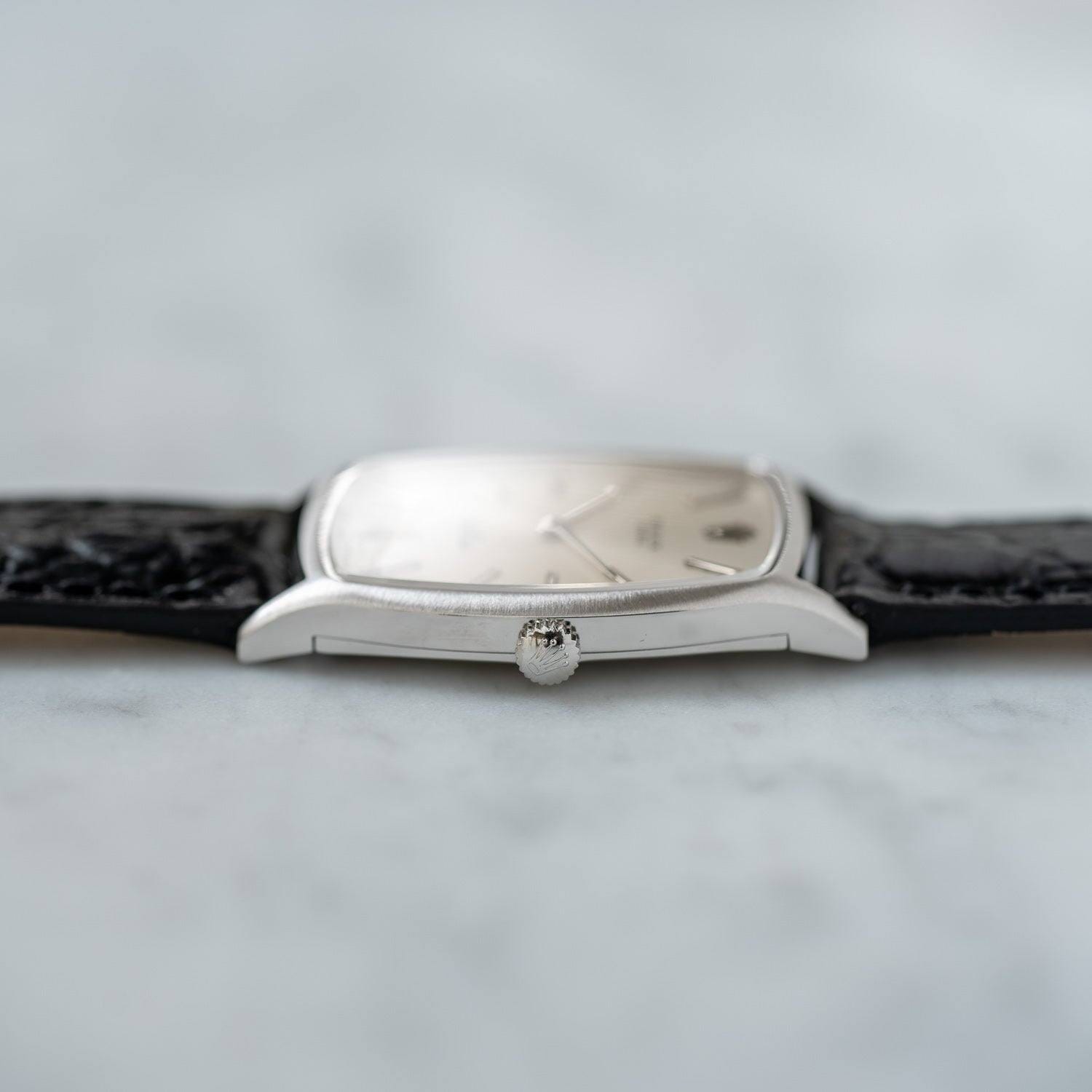 ROLEX Cellini 3807 WG Silver Dial - Arbitro