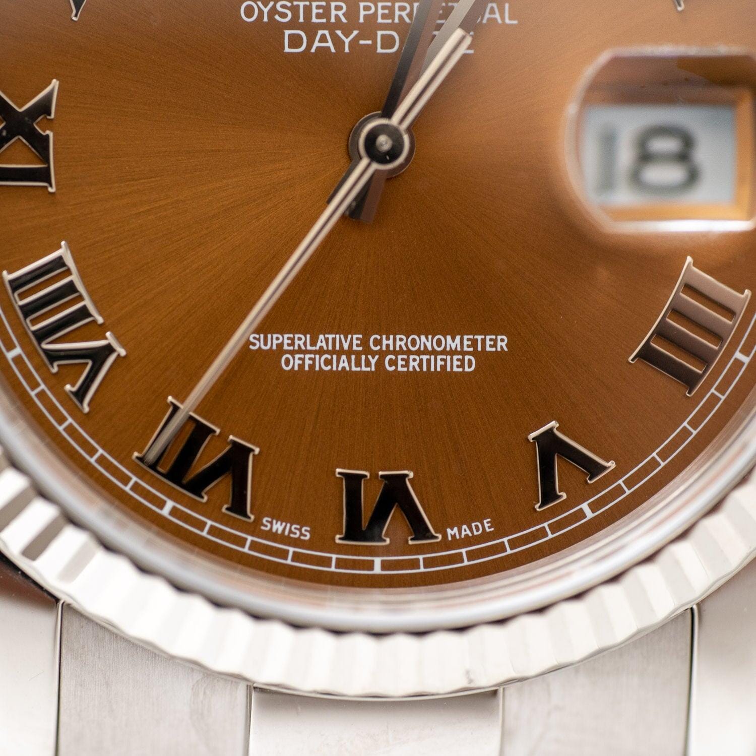 ROLEX Day-Date 118239 WG Havana Dial - Arbitro