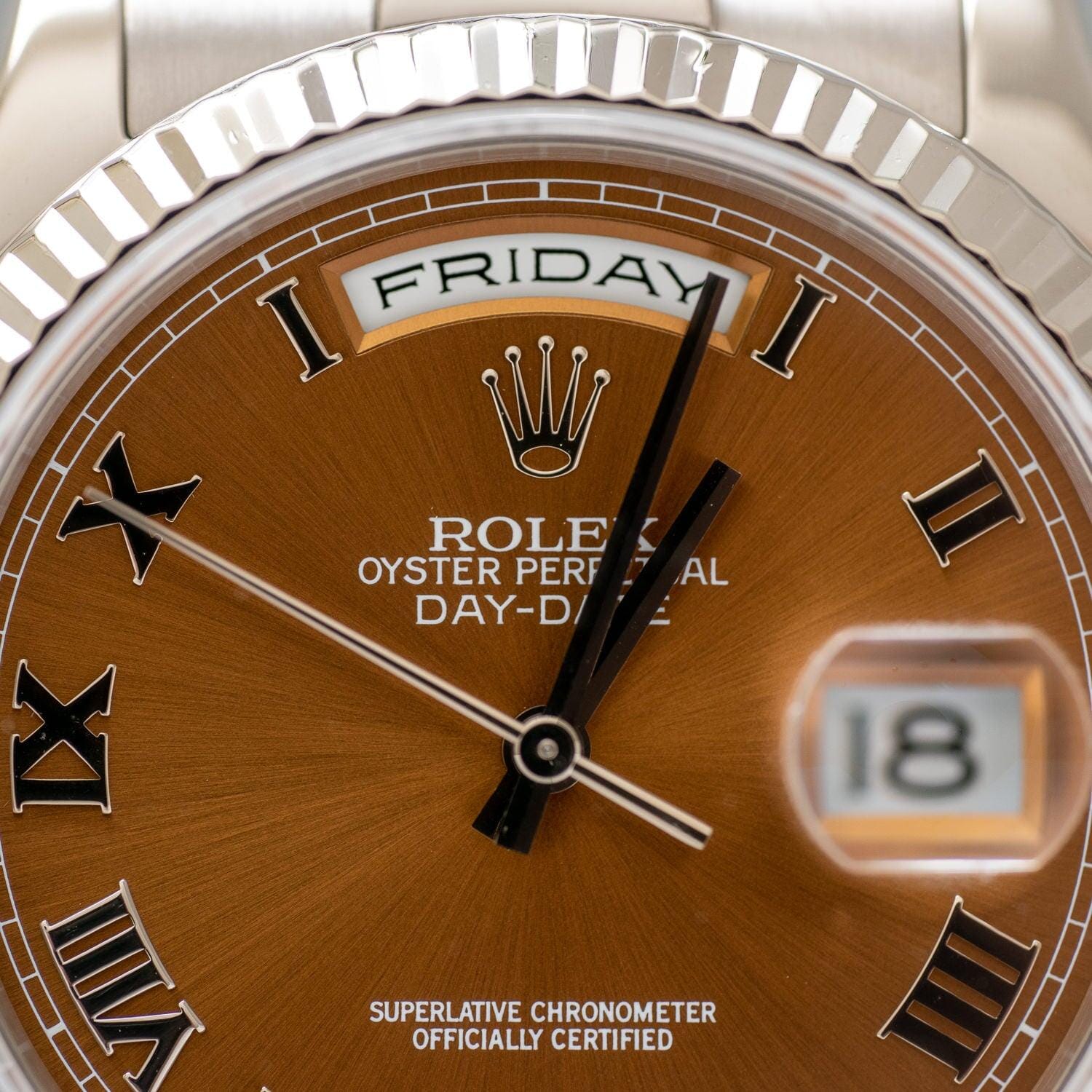 ROLEX Day-Date 118239 WG Havana Dial - Arbitro