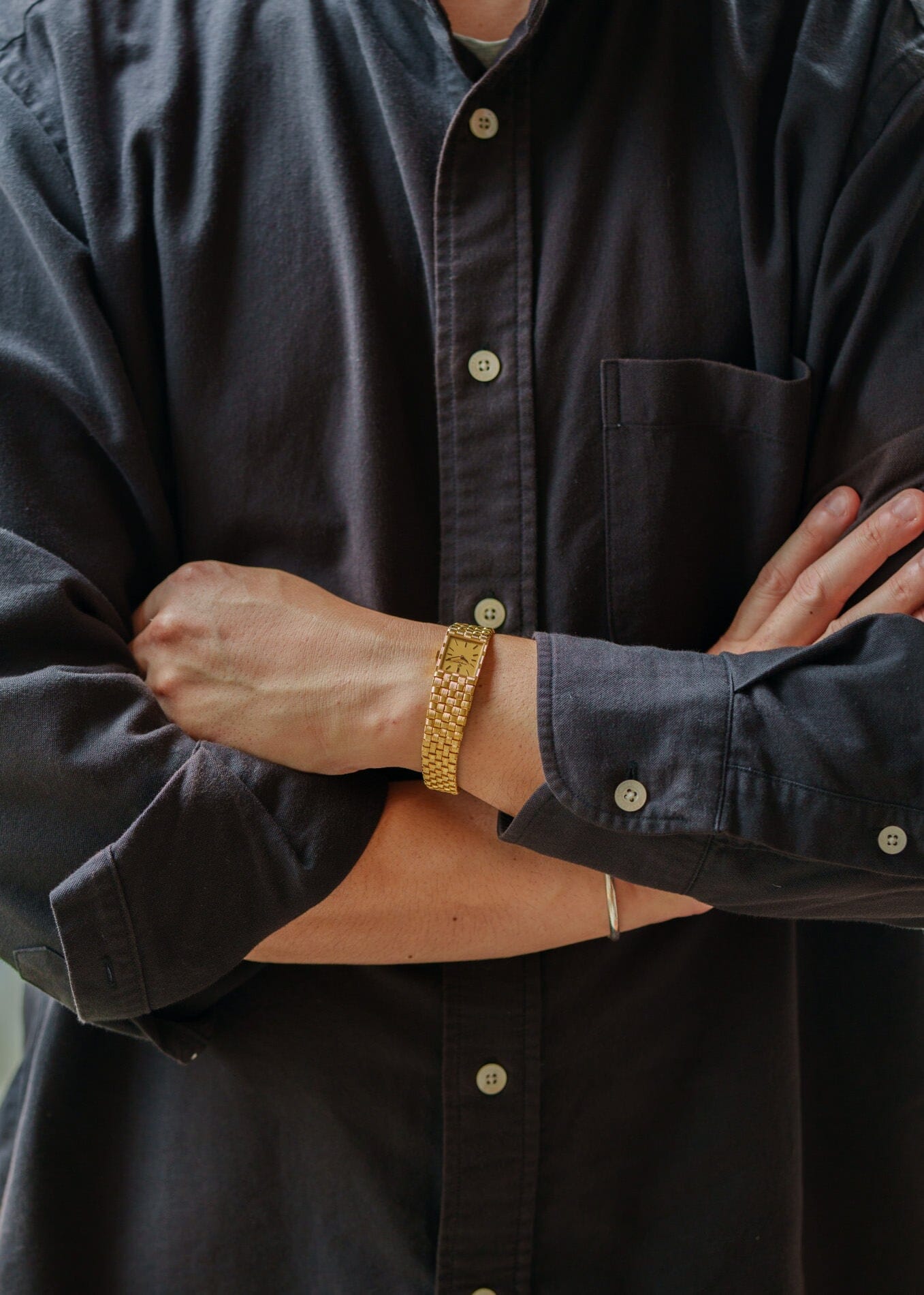 Vacheron Constantin メッシュドール YG シャンパンダイアル Watch VACHERON CONSTANTIN 