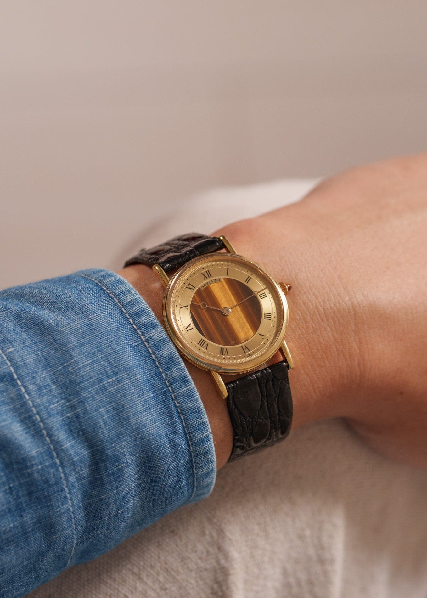 Breguet クラシック YG タイガーアイ 手巻き Cal.839 Watch BREGUET 