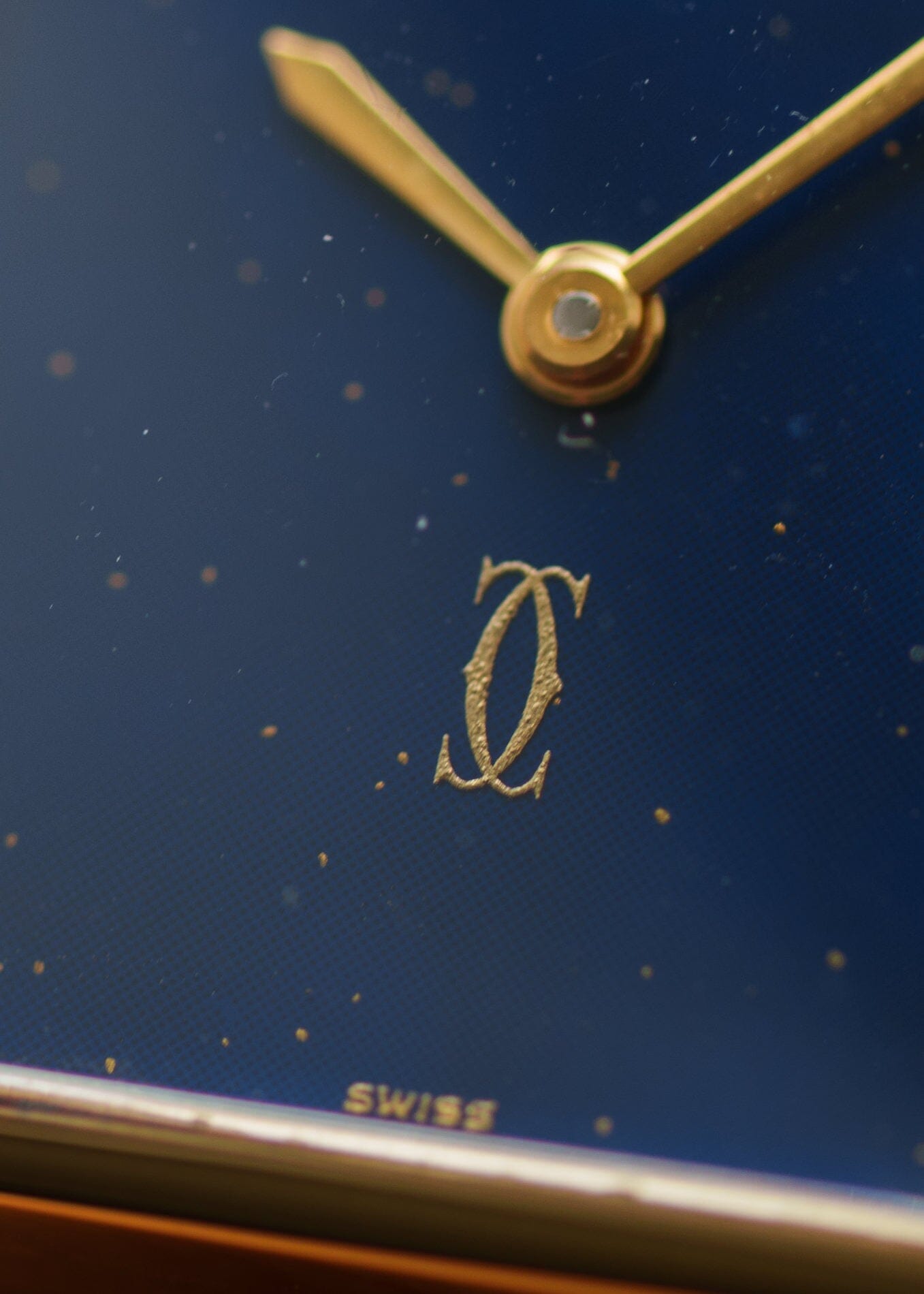 カルティエ マストタンク LM ラピスブルー 手巻き Watch CARTIER 