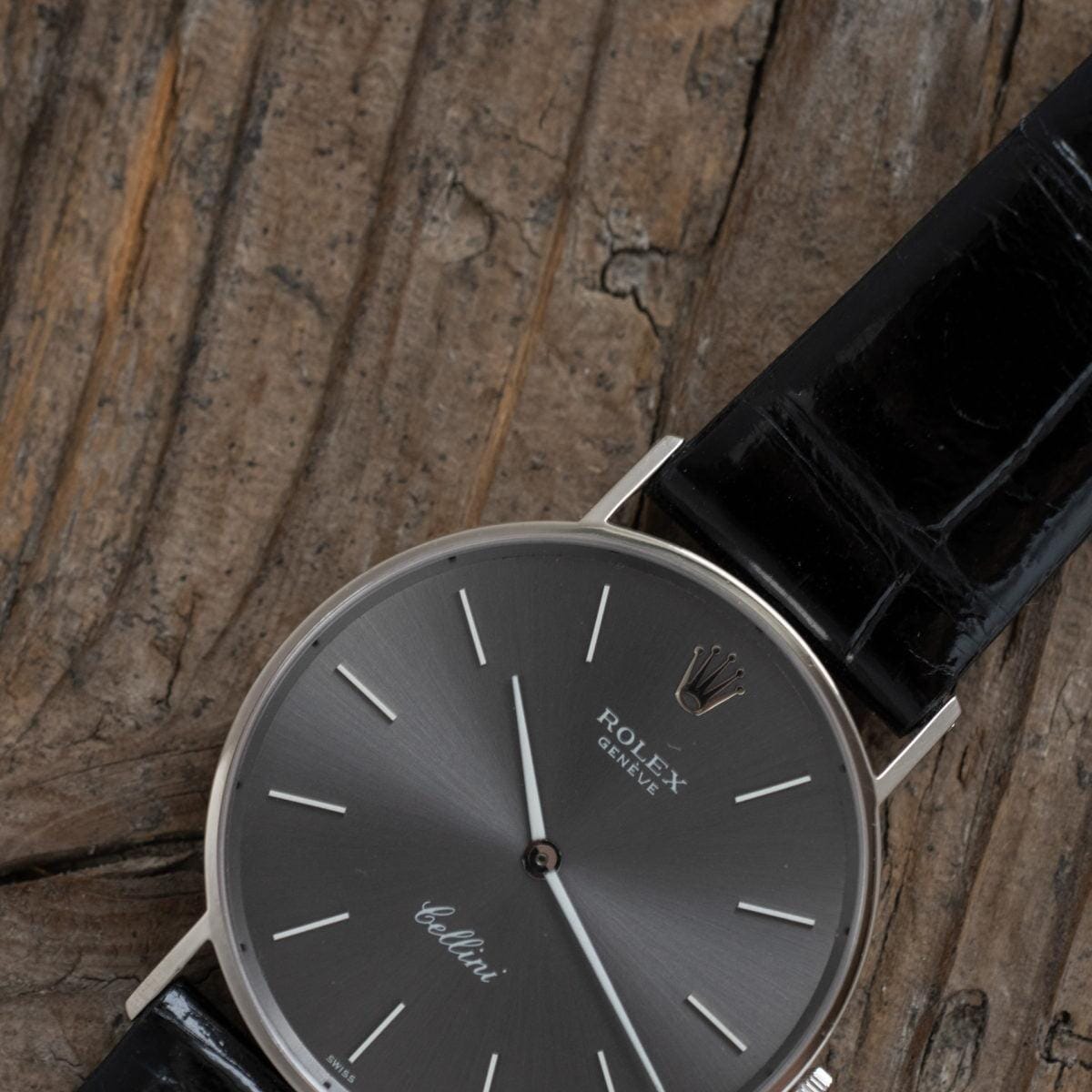 ROLEX Cellini 3833 WG Grey Dial 1970s - Arbitro