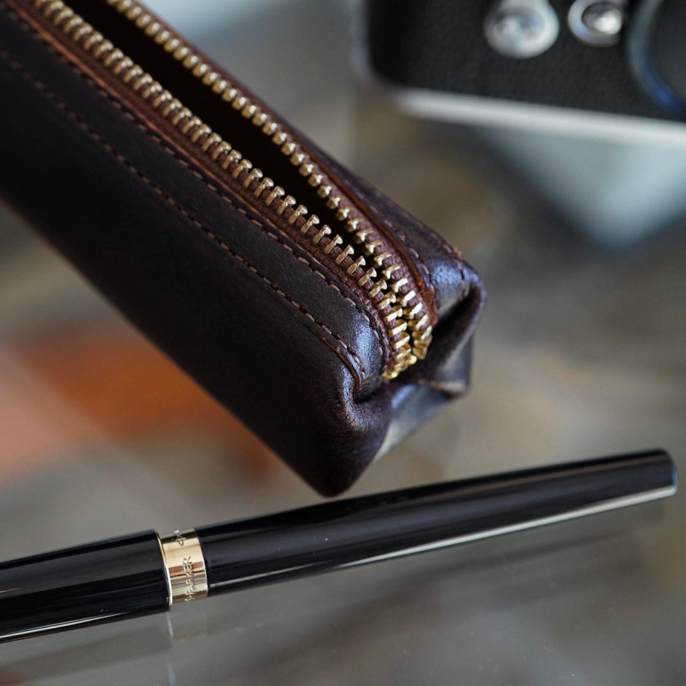 Horween Horse Leather Pen Case - Arbitro