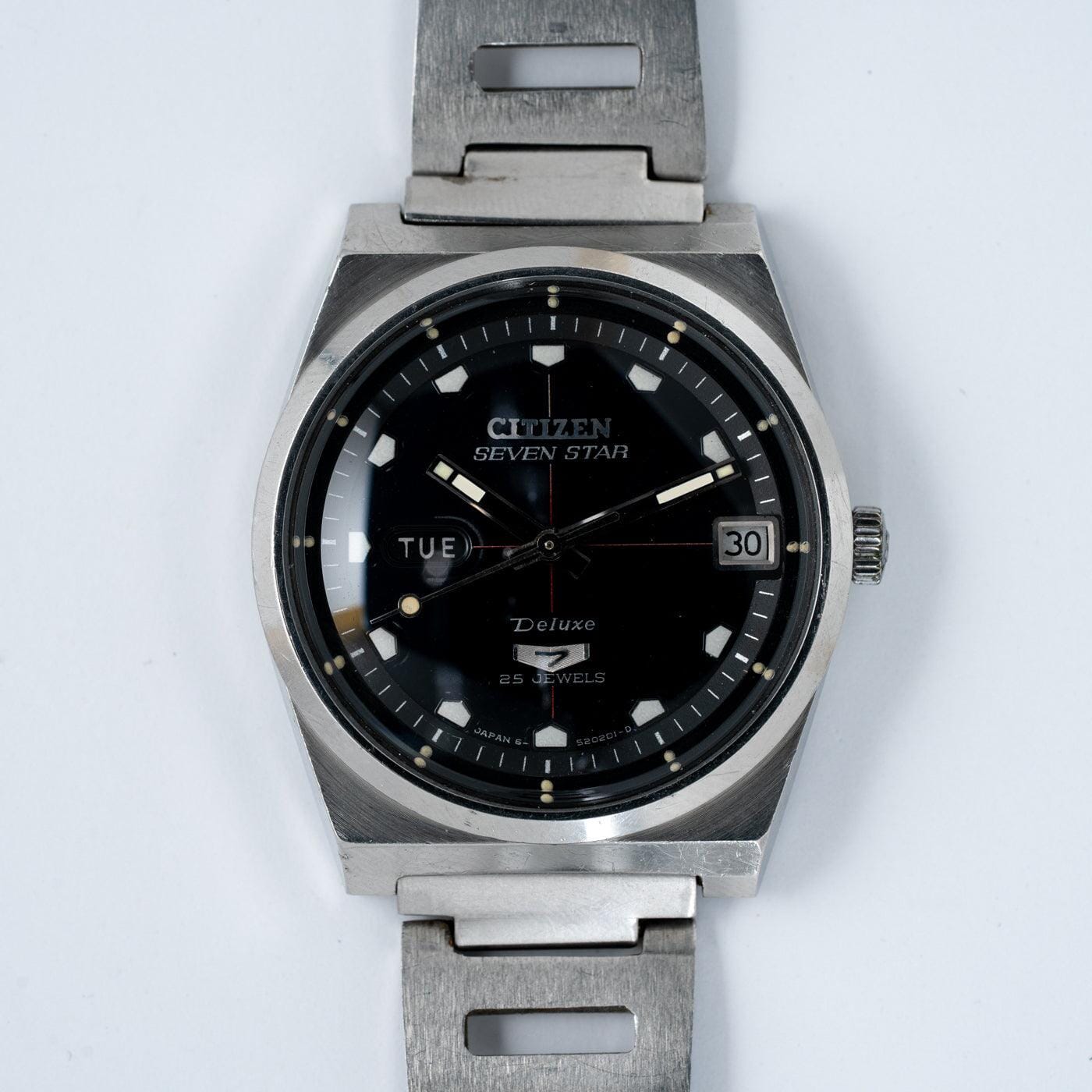 CITIZEN Seven Star Deluxe Black Dial 1960s - Arbitro