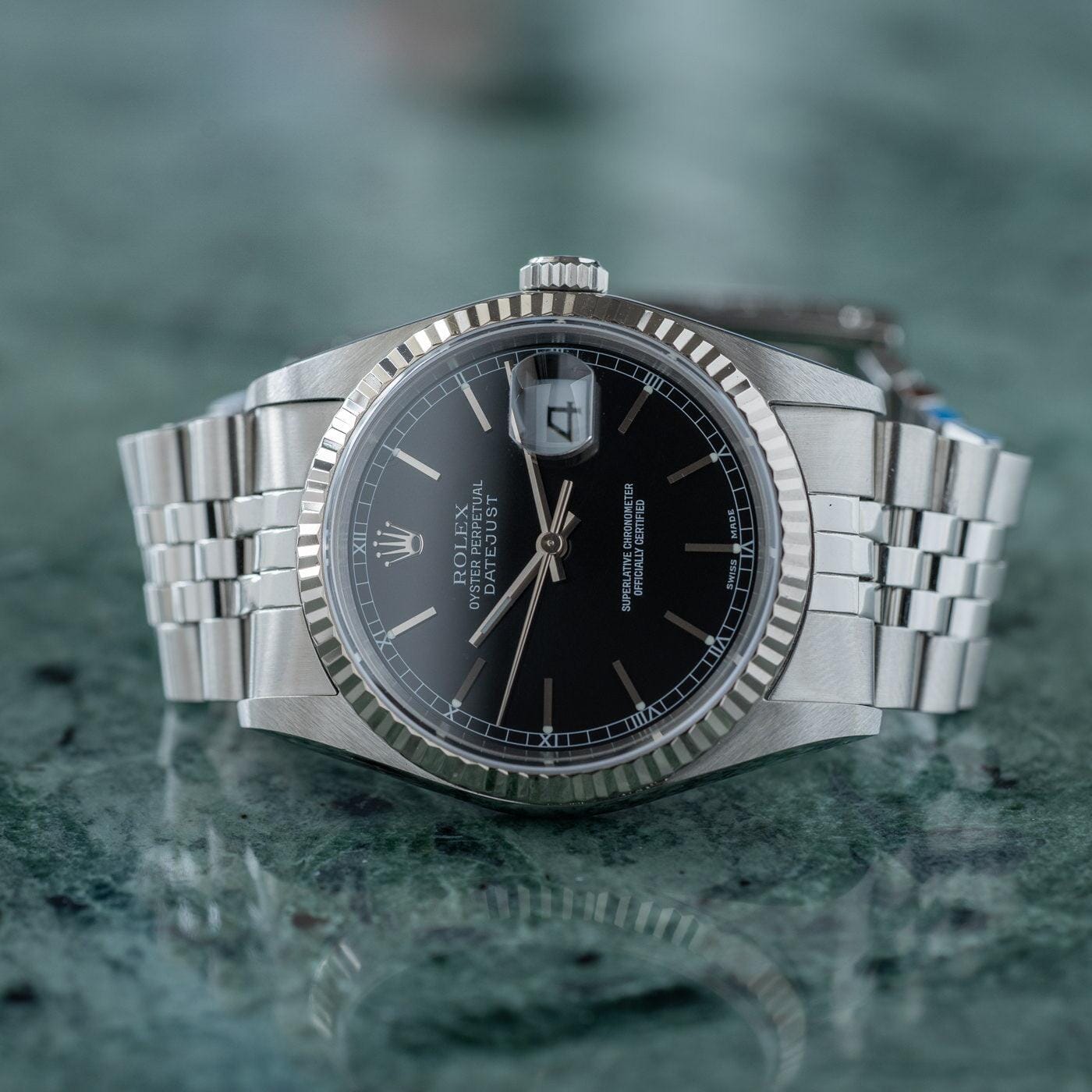 ROLEX Oyster Perpetual Datejust 16234 Black - Arbitro