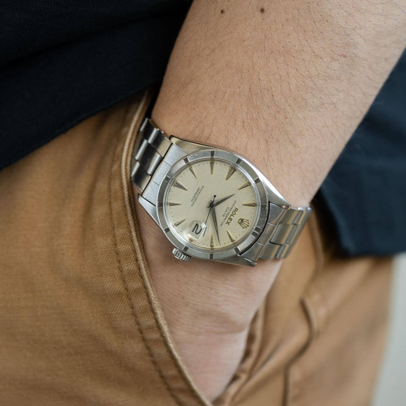 ROLEX Oyster Perpetual Date 6535 1950s - Arbitro